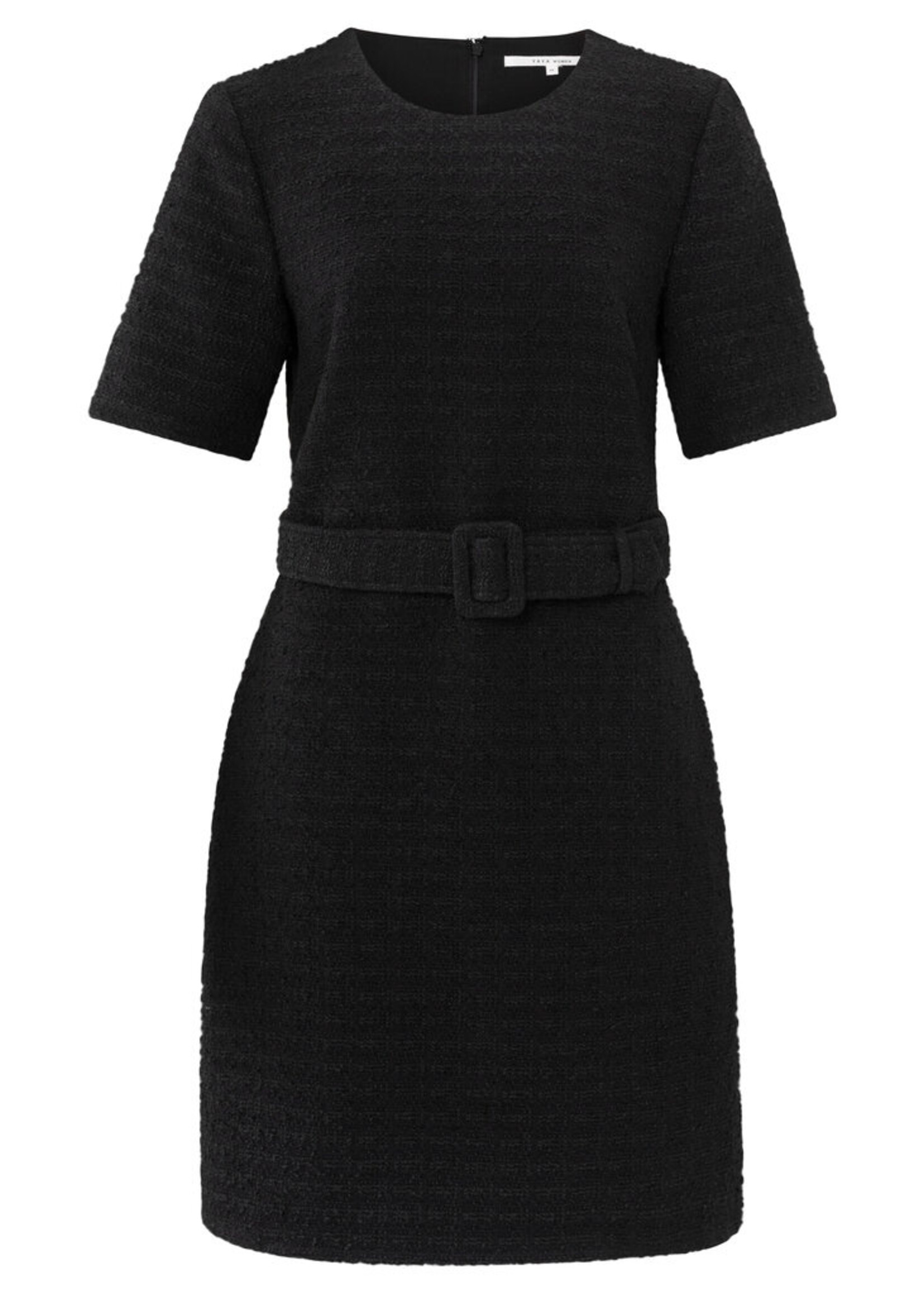 Yaya Women YAYA Short Dress w/ Belt - Black