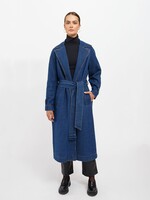 Brunette The Label Brunette The Label Caitlin Denim Trench Coat - Indigo Blue Denim
