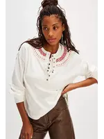 Free People Free People Henley sacré - Ivoire