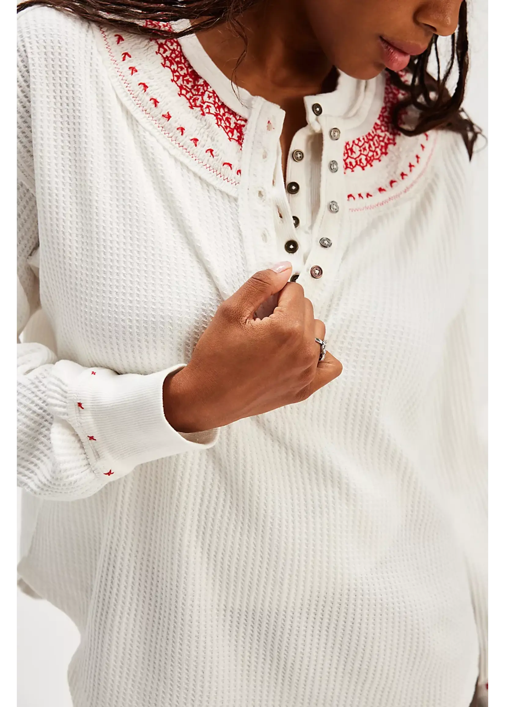 Free People Free People Holy Henley - Ivory