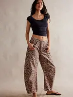 Free People Free People Good Luck Printed Barrel - Brown Sugar Combo