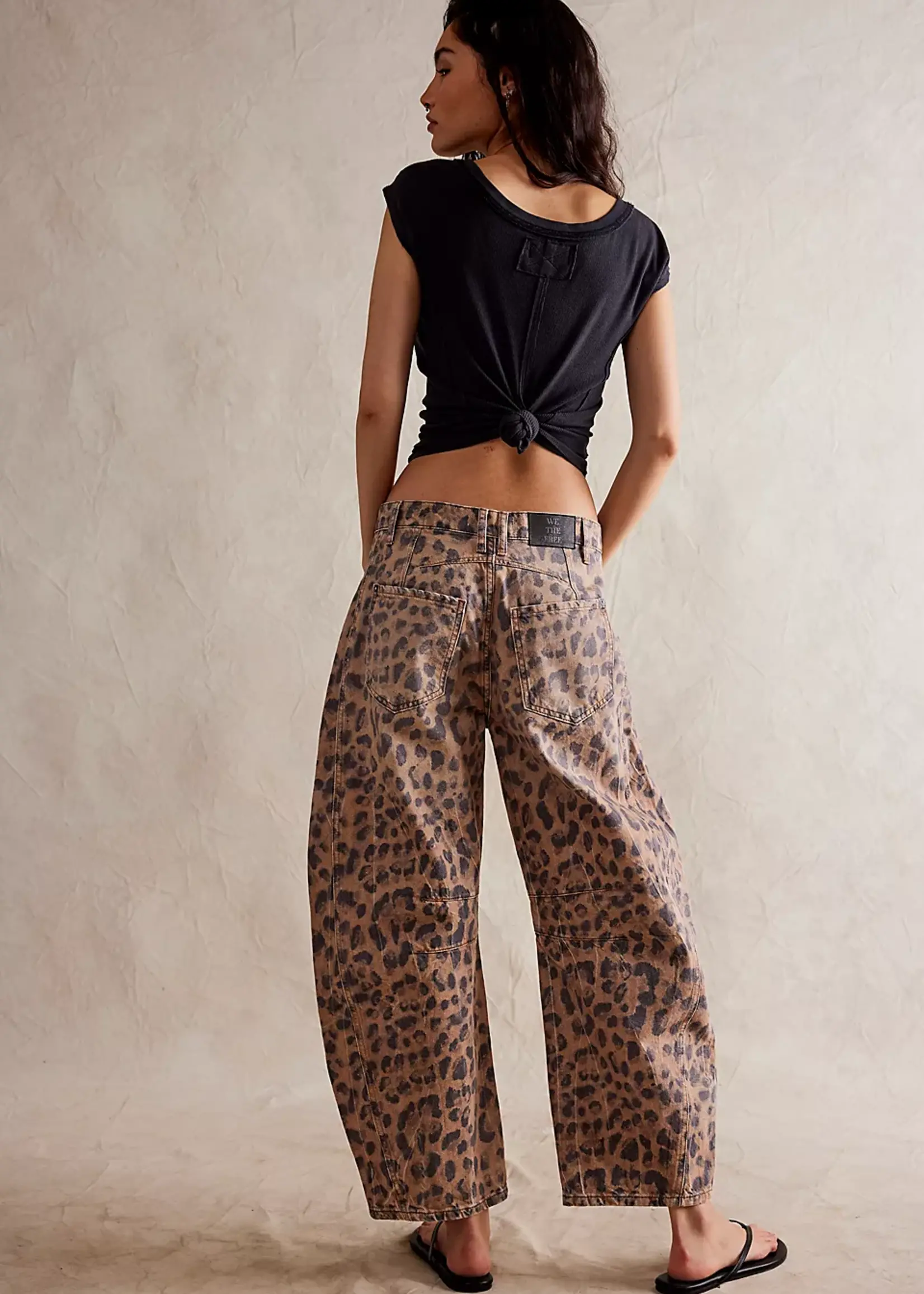 Free People Free People Good Luck Printed Barrel - Brown Sugar Combo