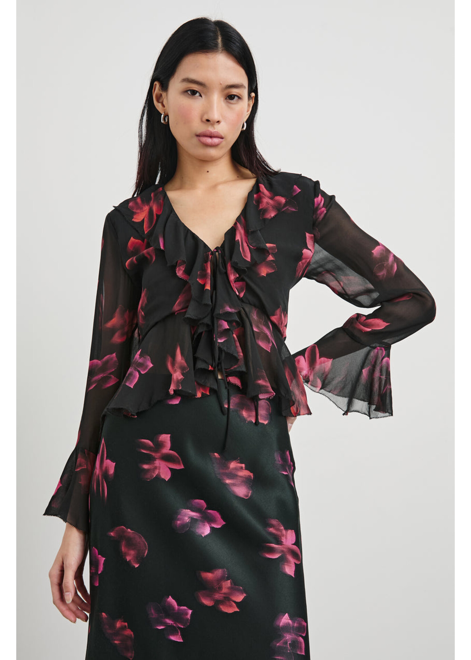 Rails Rails Nicoletta Blouse - Dark Azalea