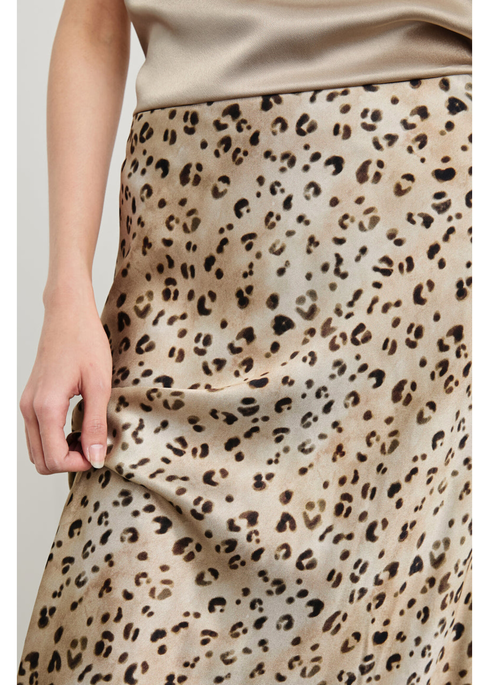Rails Rails Anya Skirt - Champagne Leopard