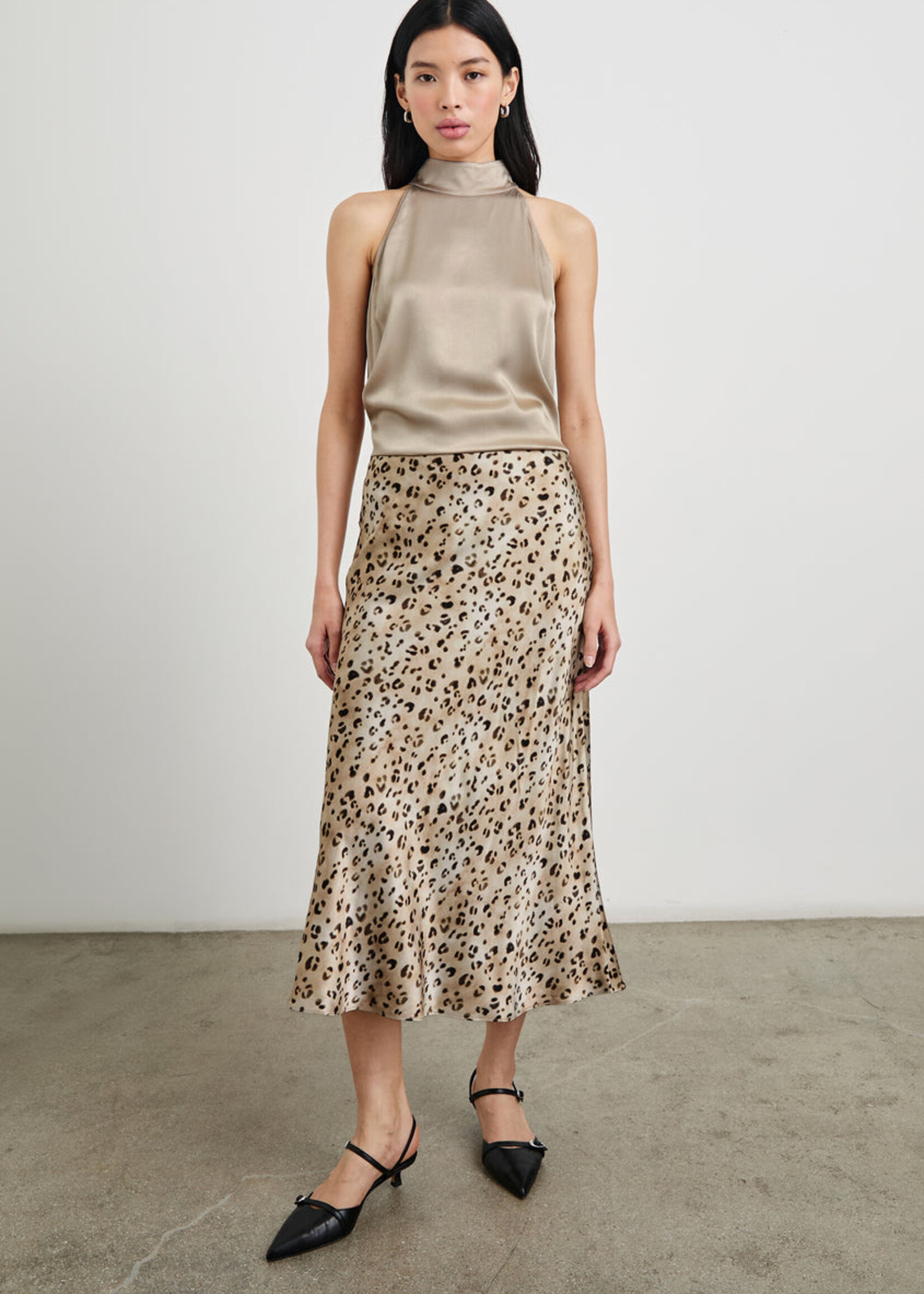 Rails Rails Jupe Anya - Champagne Leopard