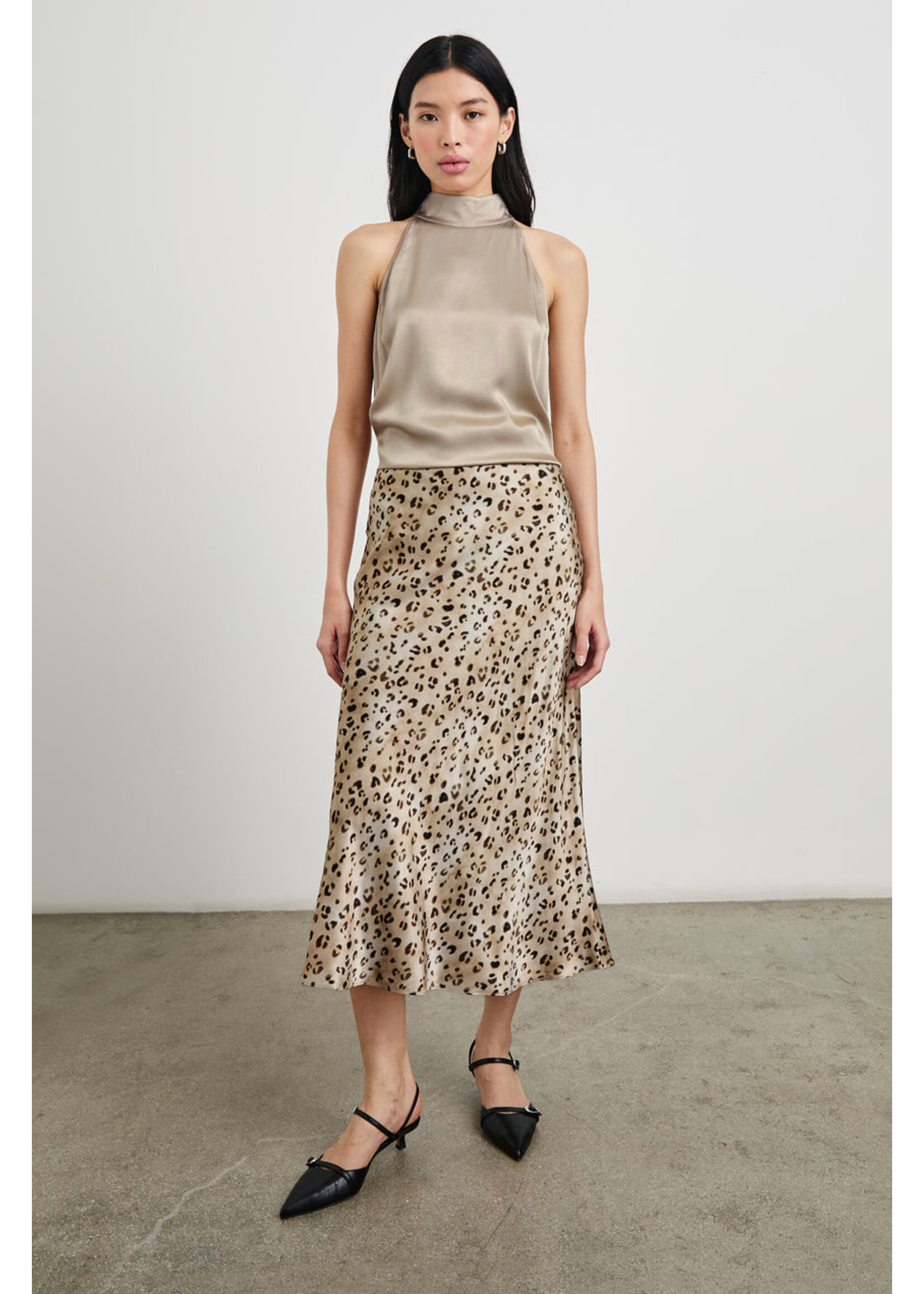 Rails Rails Jupe Anya - Champagne Leopard