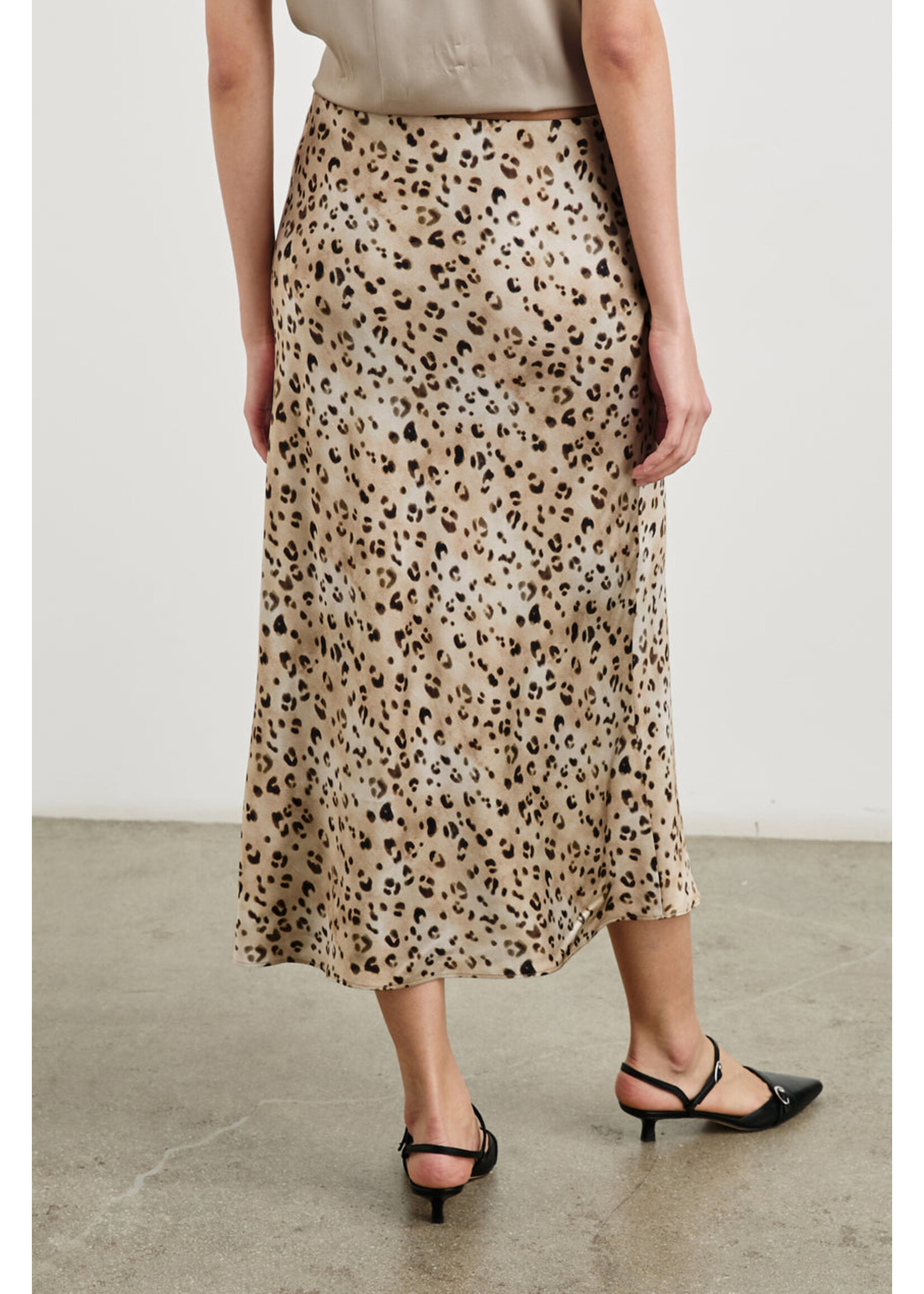 Rails Rails Anya Skirt - Champagne Leopard