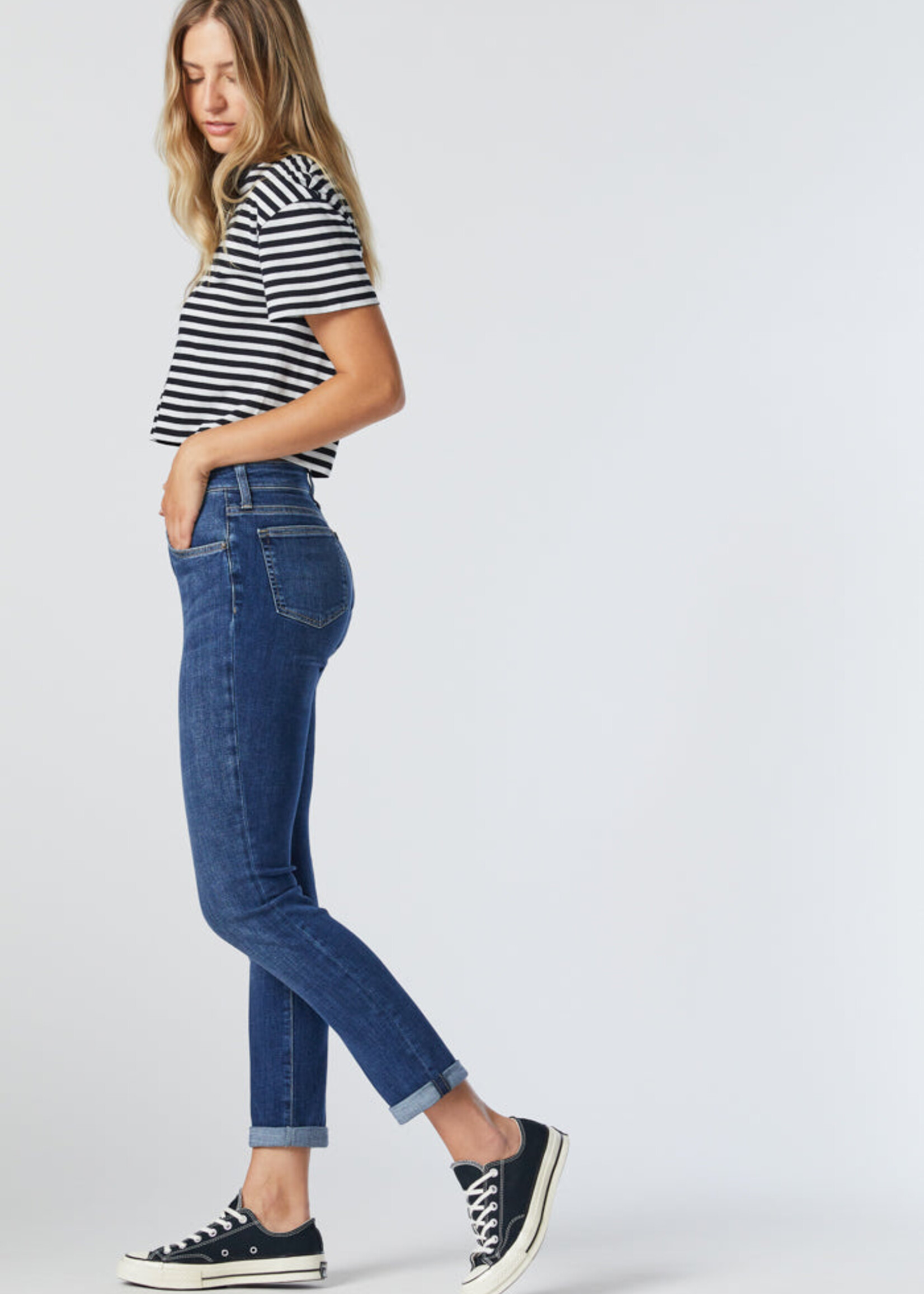 Mavi MAVI Kathleen Slim Jeans - Mid Feather Blue
