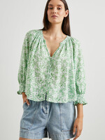 Rails Rails Haut Mariah - Motif Floral Texturé Vert
