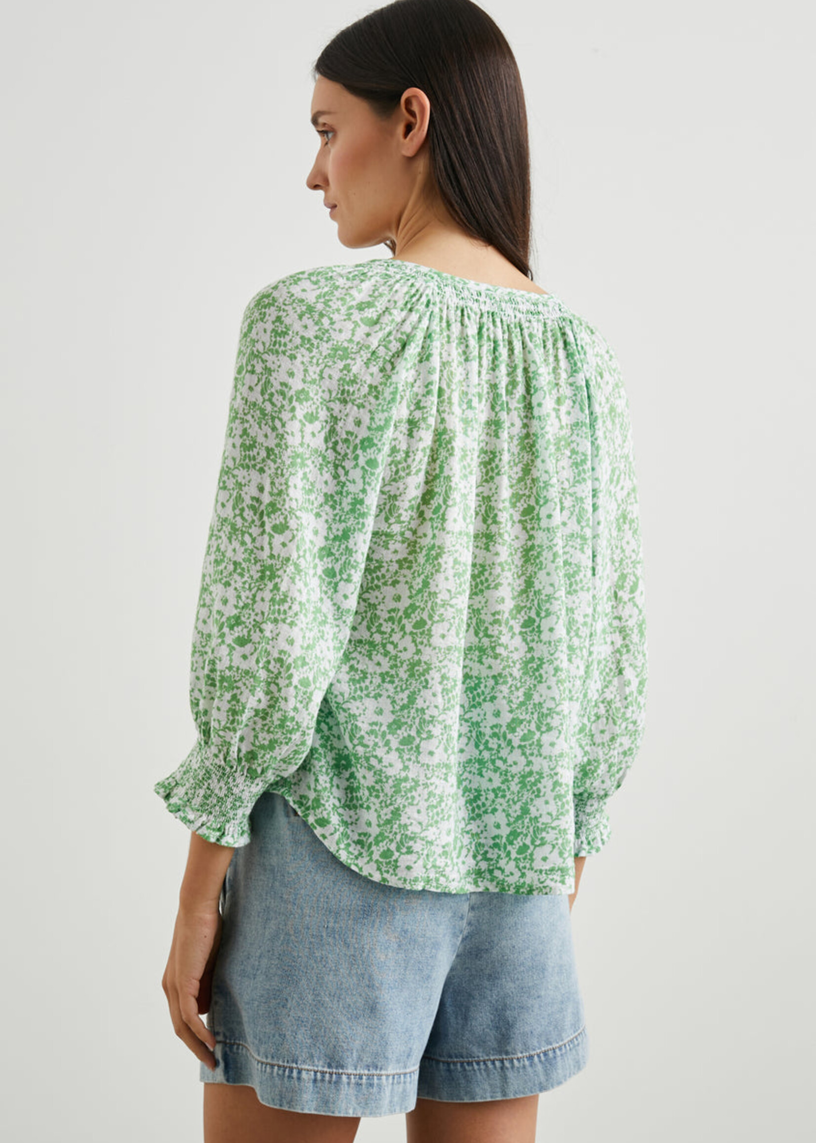 Rails Rails Mariah Top - Green Texture Floral