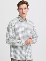 Casual Friday Casual Friday Anton LS Floral AOP shirt- Ecru