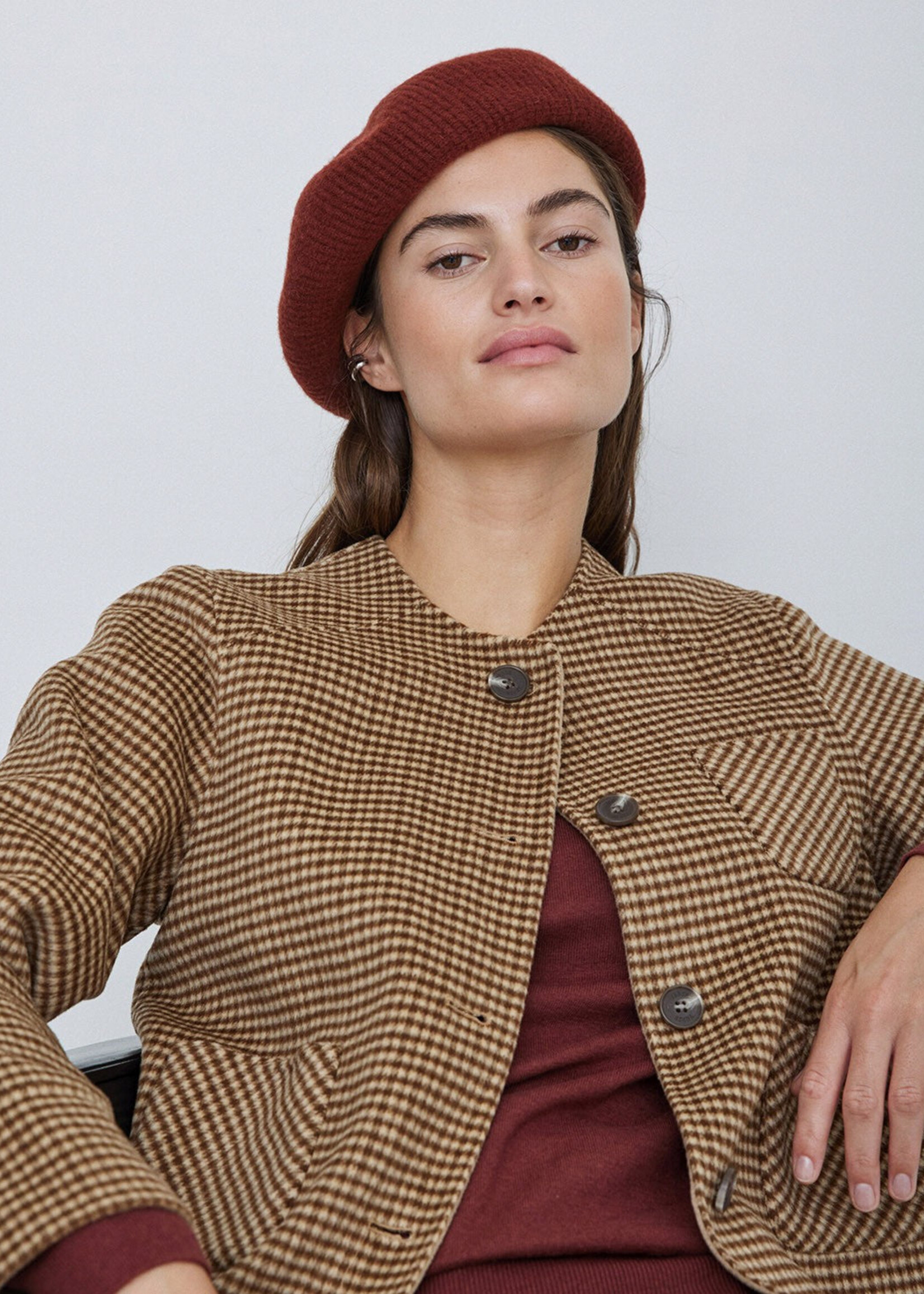 Yerse Yerse Manteau Réversible - Sable