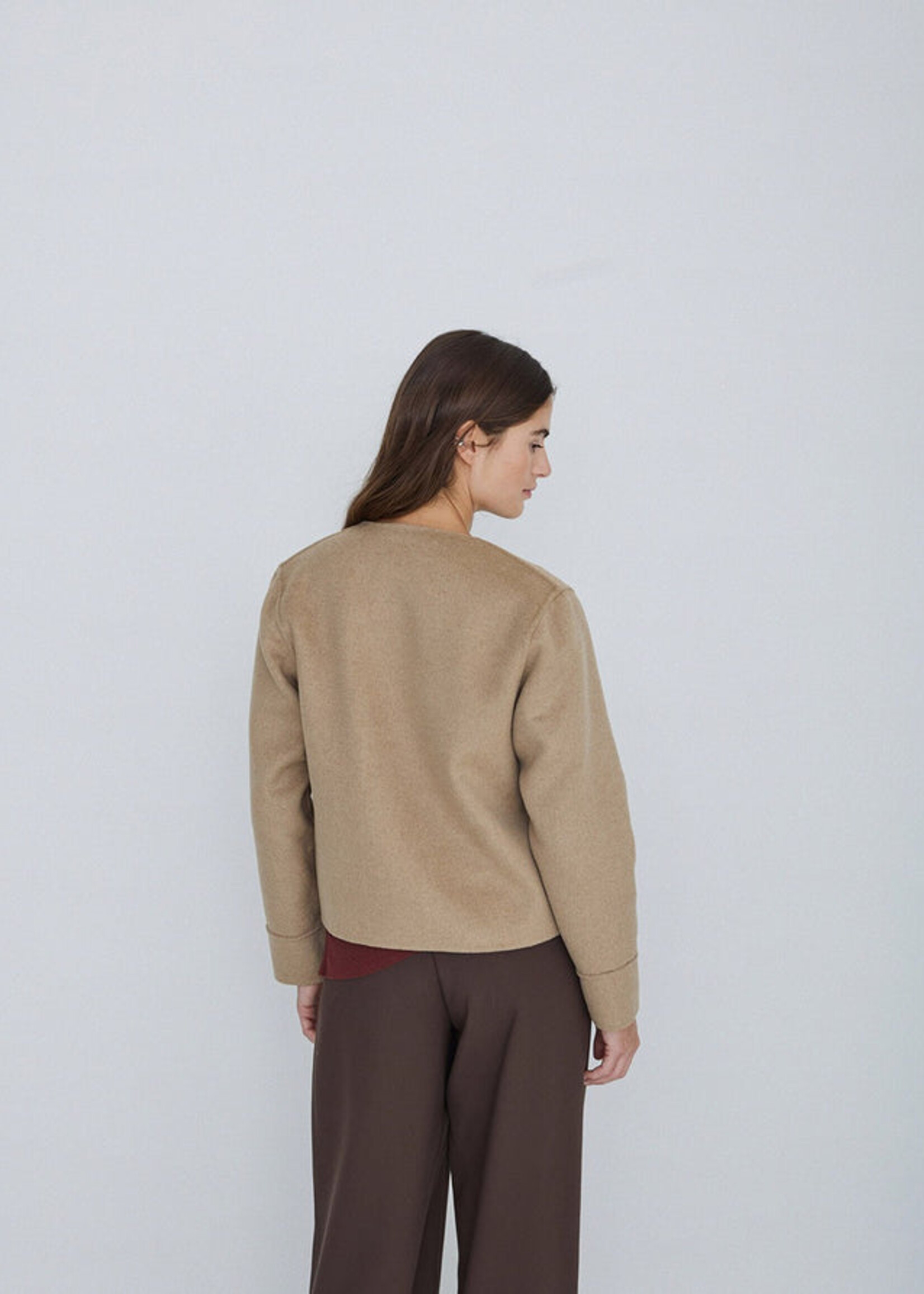 Yerse Yerse Manteau Réversible - Sable