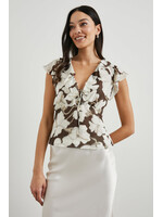 Rails Rails Carmine Top  - Mocha Floral
