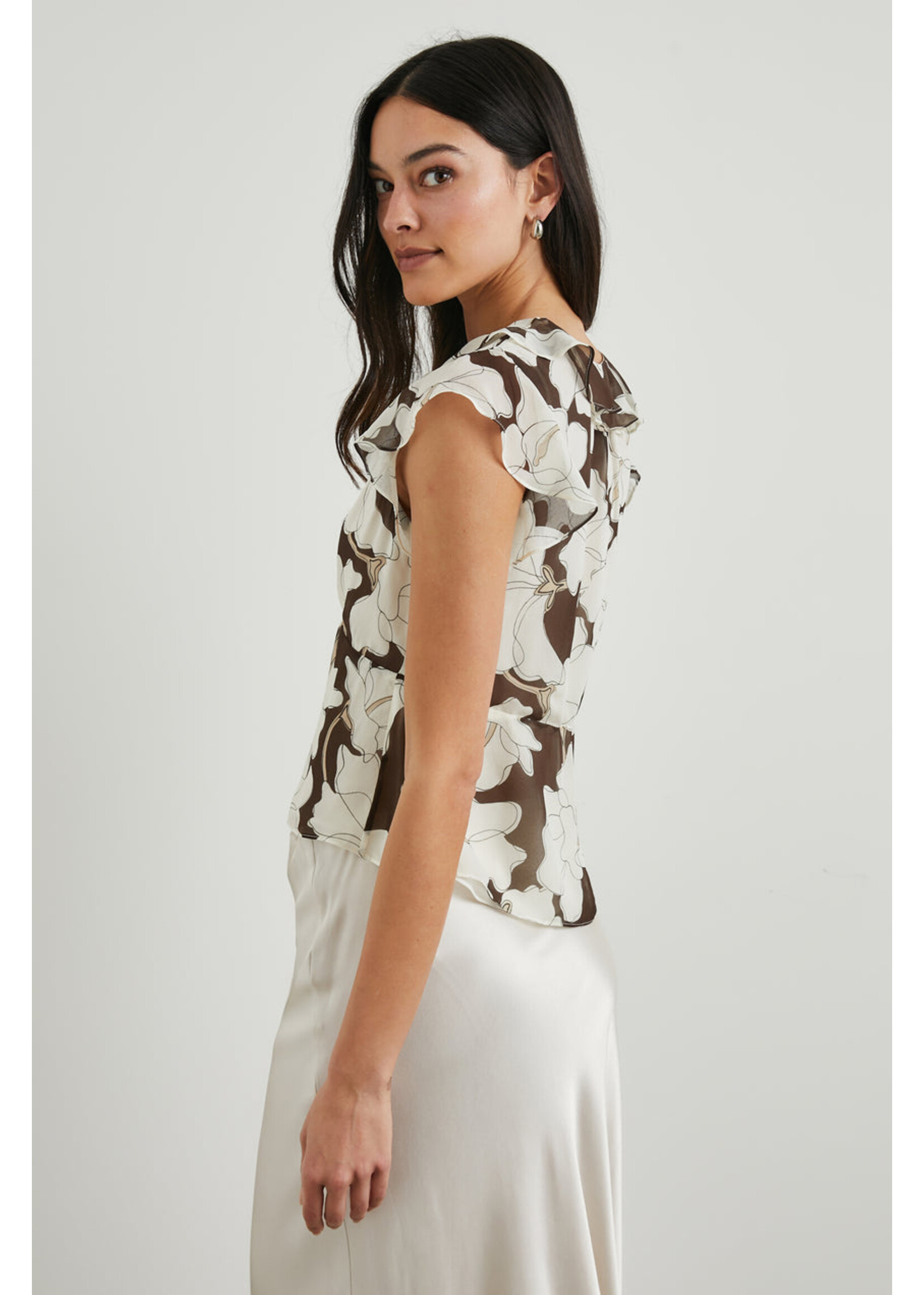Rails Rails Haut Carmine - Mocha Floral