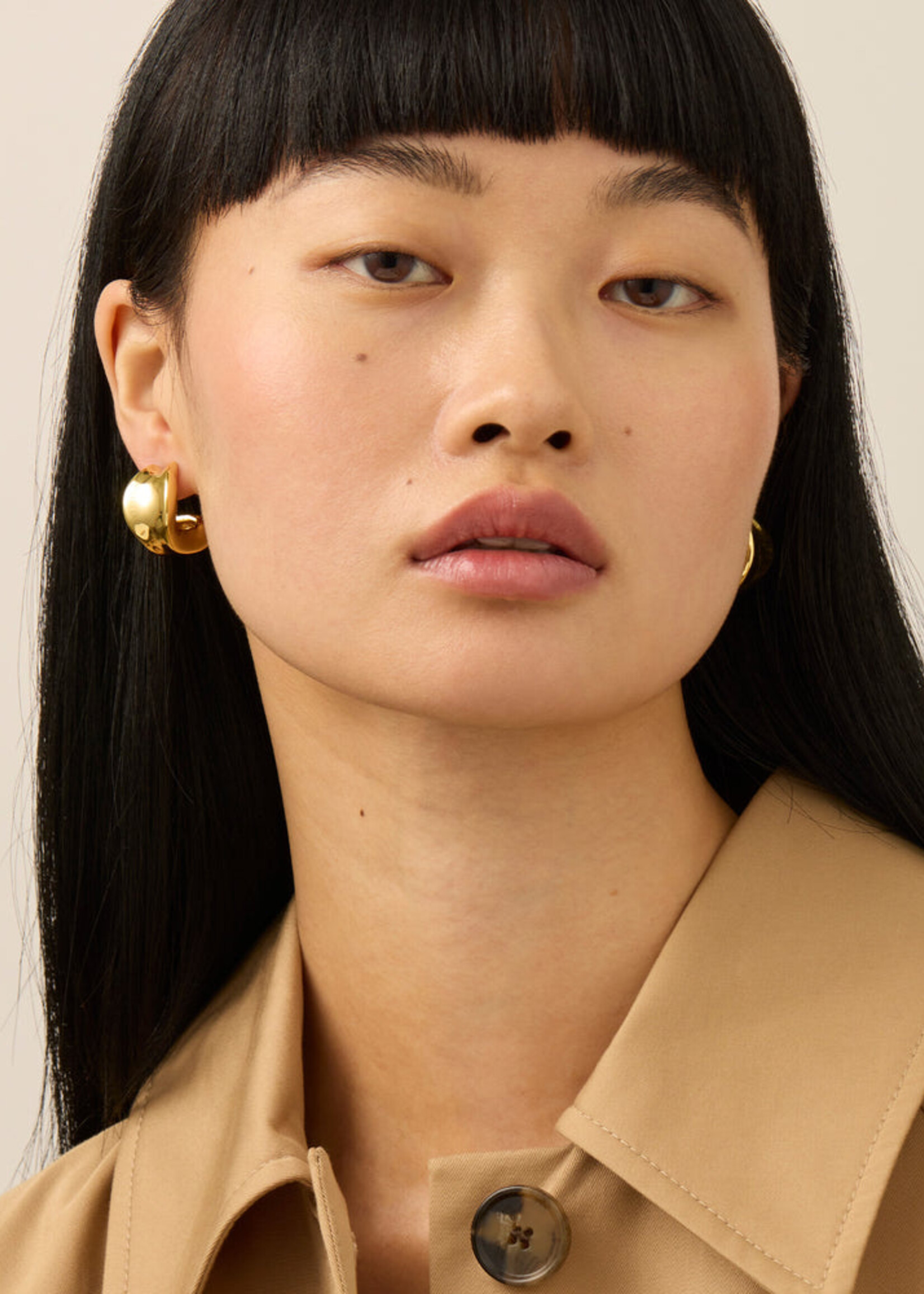 Jenny Bird Chunky Doune Hoop (Two Colors)