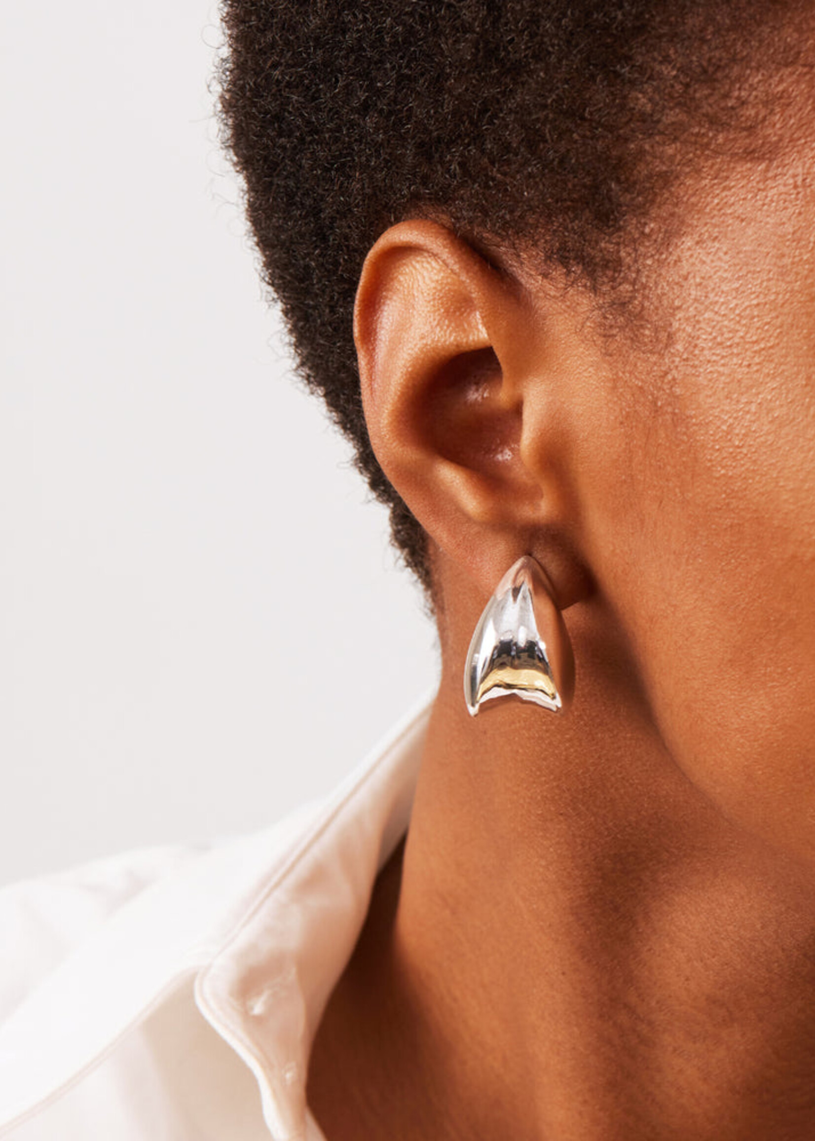 JennyBird Boucles D'oreilles Nouveaux Puff - Argent