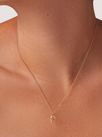 Jenny Bird Monogram Letters Necklace - Gold