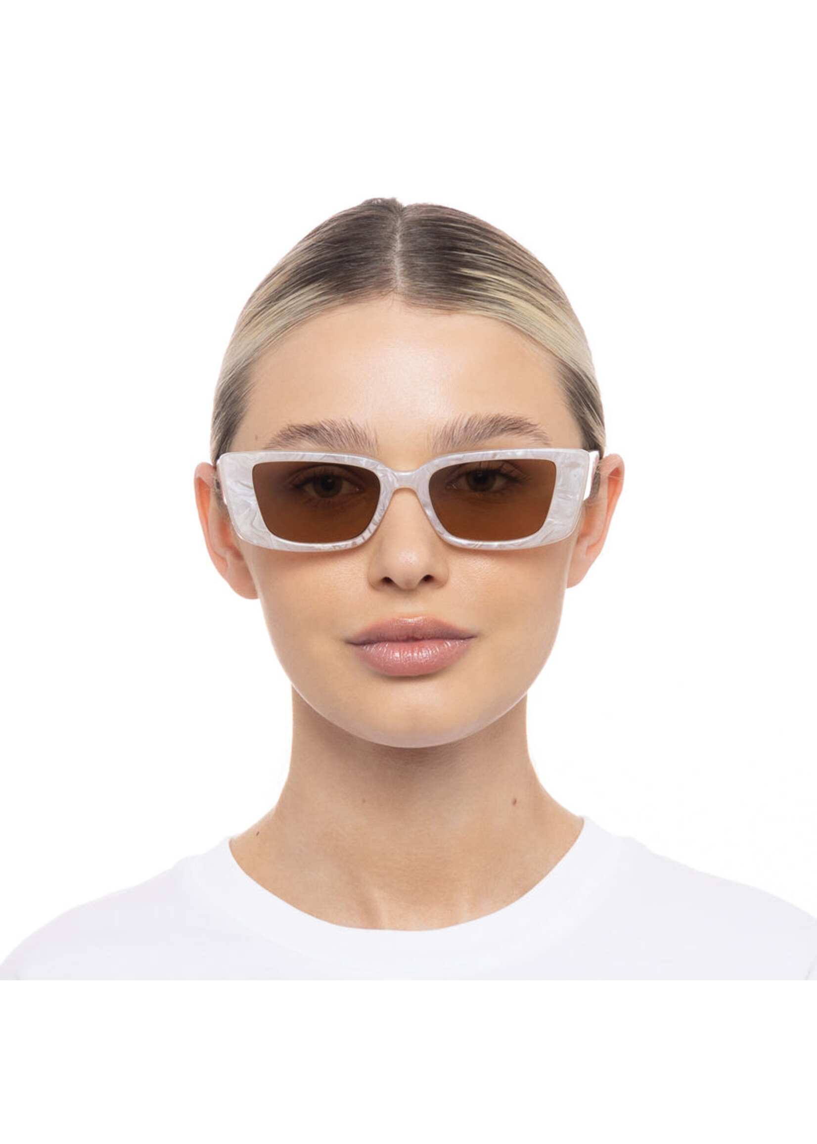 AIRE AIRE Lunettes De Soleil Novae - Lin Marbré