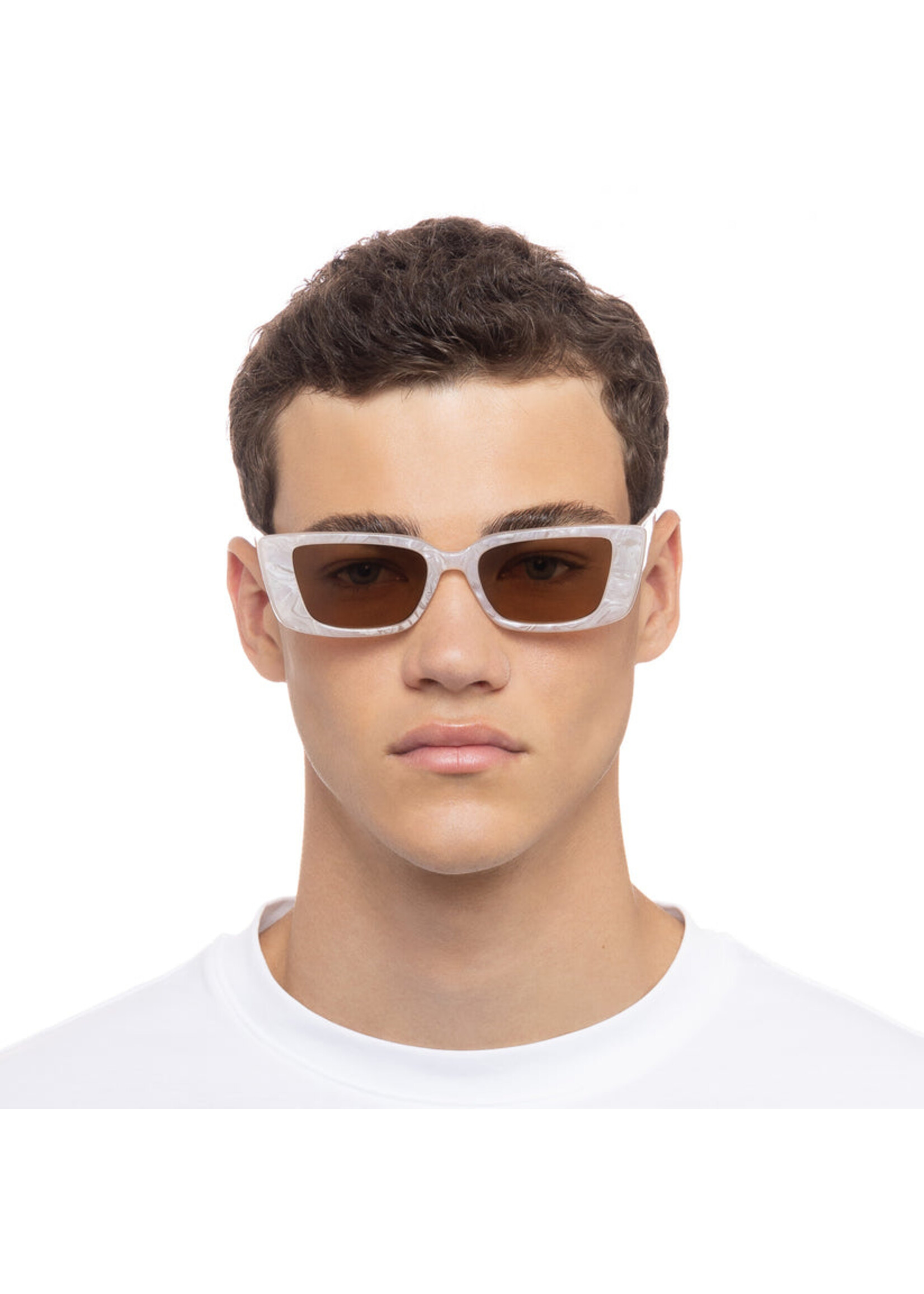 AIRE AIRE Lunettes De Soleil Novae - Lin Marbré
