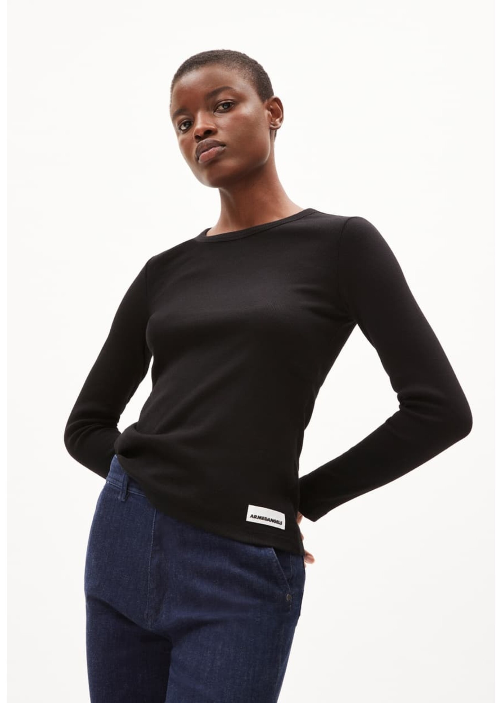 Armedangels ArmedAngels Chandail Jaalia Manches Longues - Noir