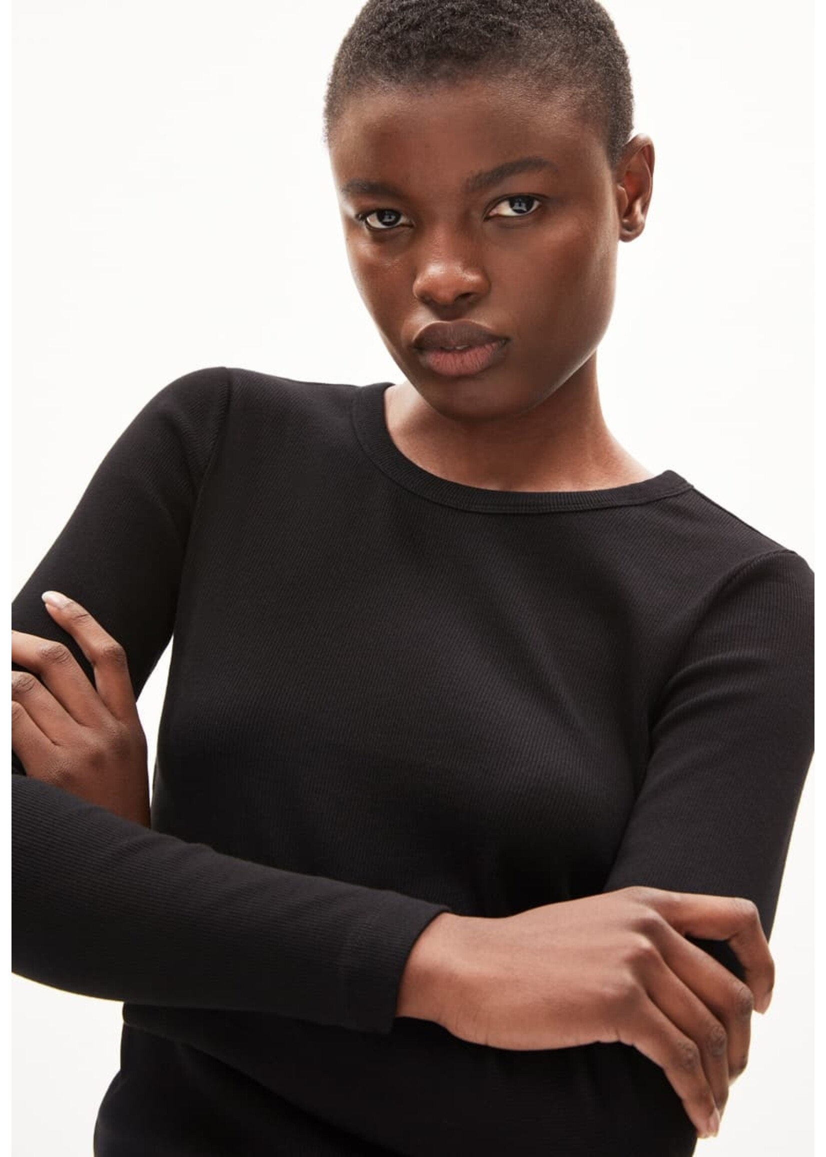 Armedangels ArmedAngels Chandail Jaalia Manches Longues - Noir