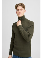 Casual Friday Casual Friday Kristian Ribbed High Neck Knit - Deep Depths