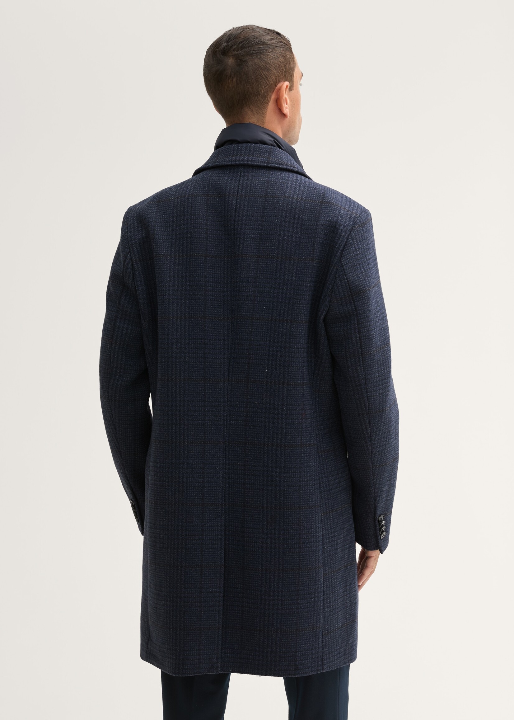 Tom Tailor Tom Tailor Manteau En Laine Avec Empiècement Amovible - Navy