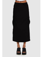 Kuwalla Kuwalla Cargo Twill Skirt - Black