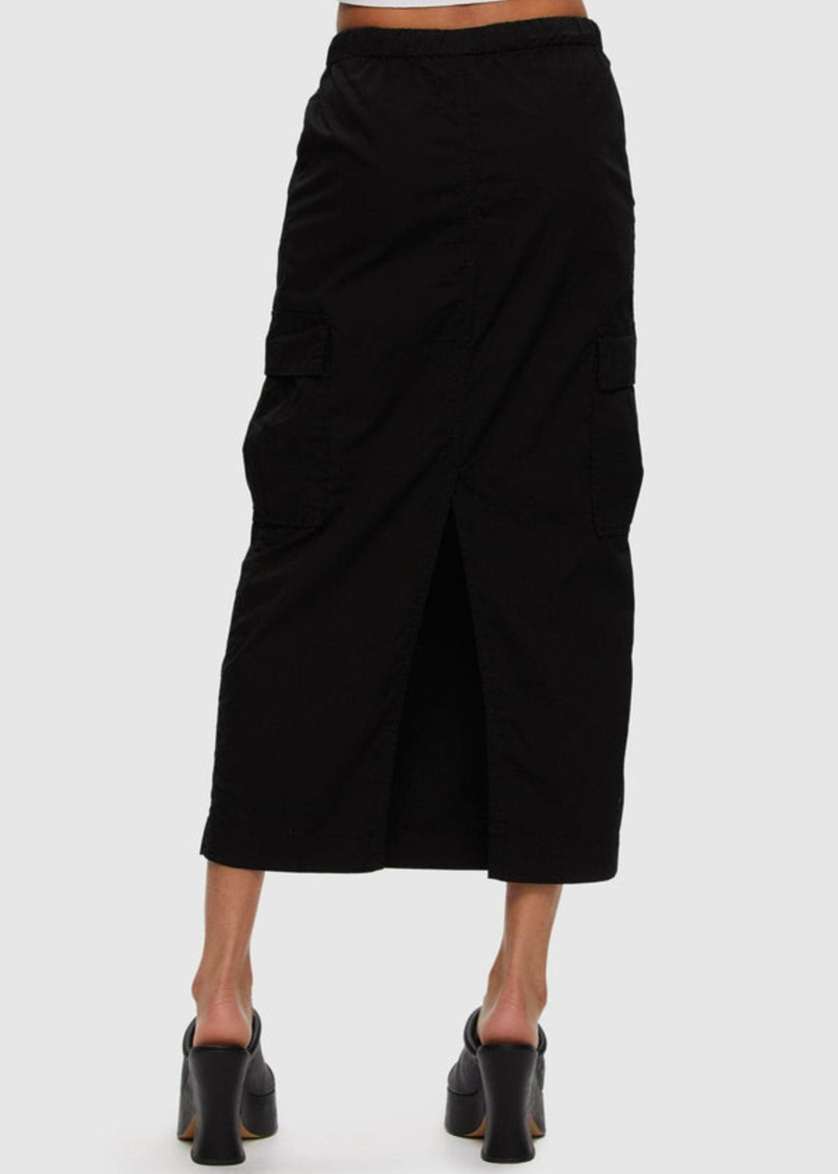 Kuwalla Kuwalla Cargo Twill Skirt - Black