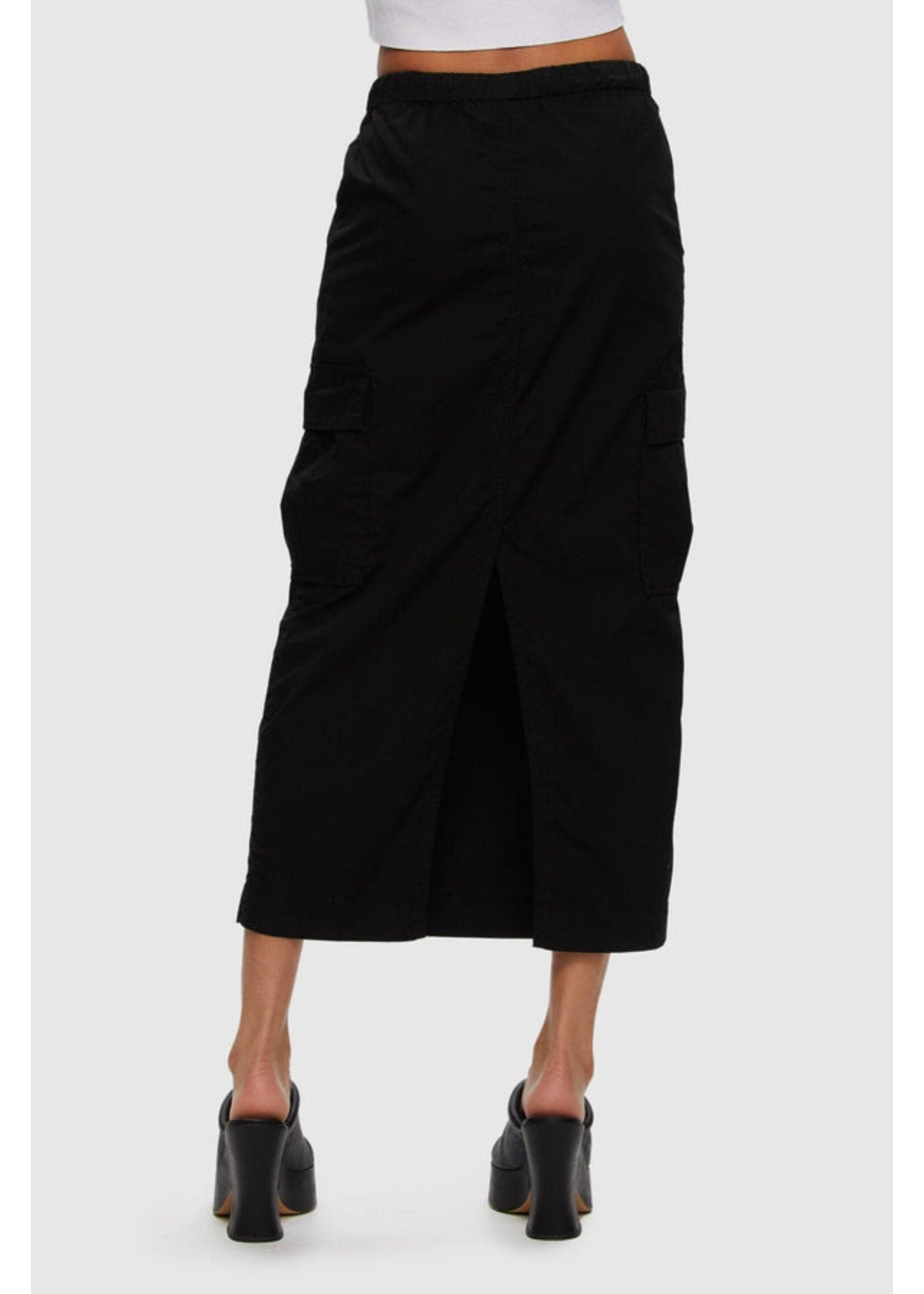 Kuwalla Kuwalla Cargo Twill Skirt - Black