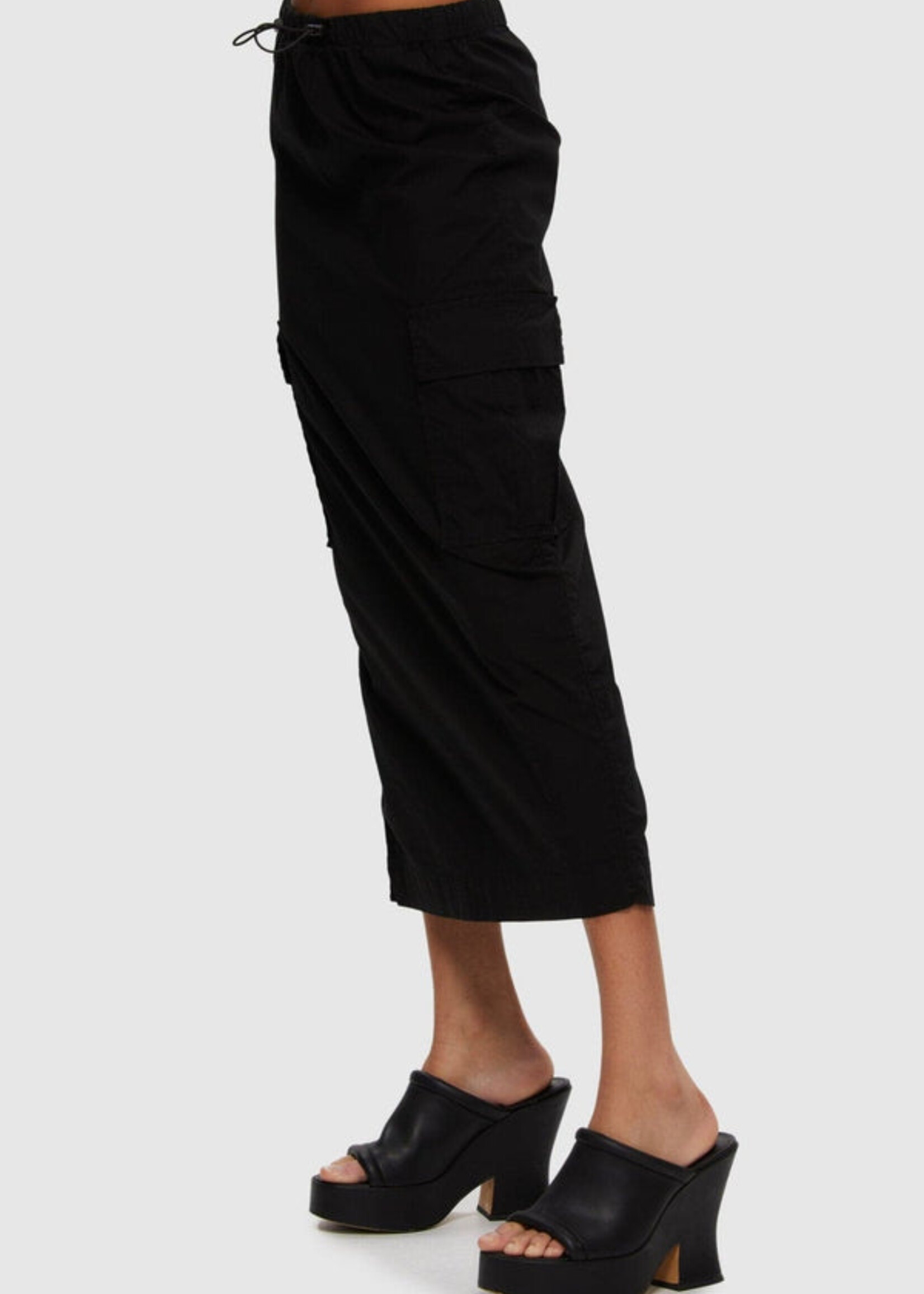 Kuwalla Kuwalla Cargo Twill Skirt - Black