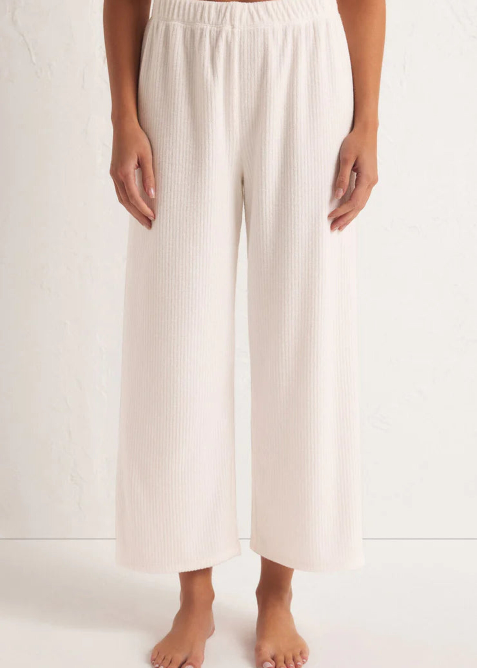 Z-Supply Z-Supply Pantalon Beachy Rib - Cloud Dancer