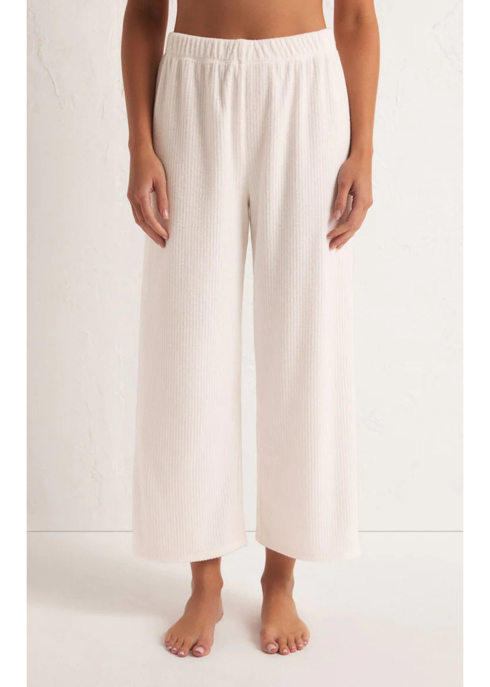 Z-Supply Z-Supply Beachy Rib Terry Pant - Cloud Dancer