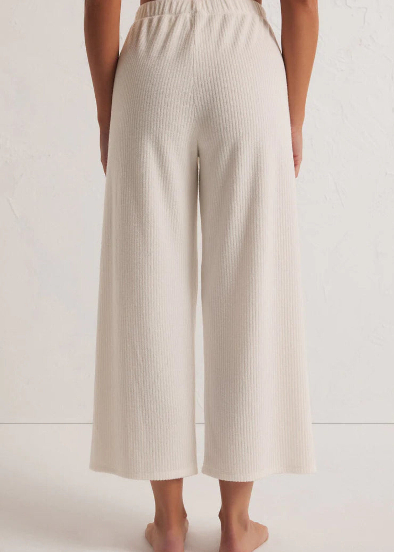 Z-Supply Z-Supply Pantalon Beachy Rib - Cloud Dancer
