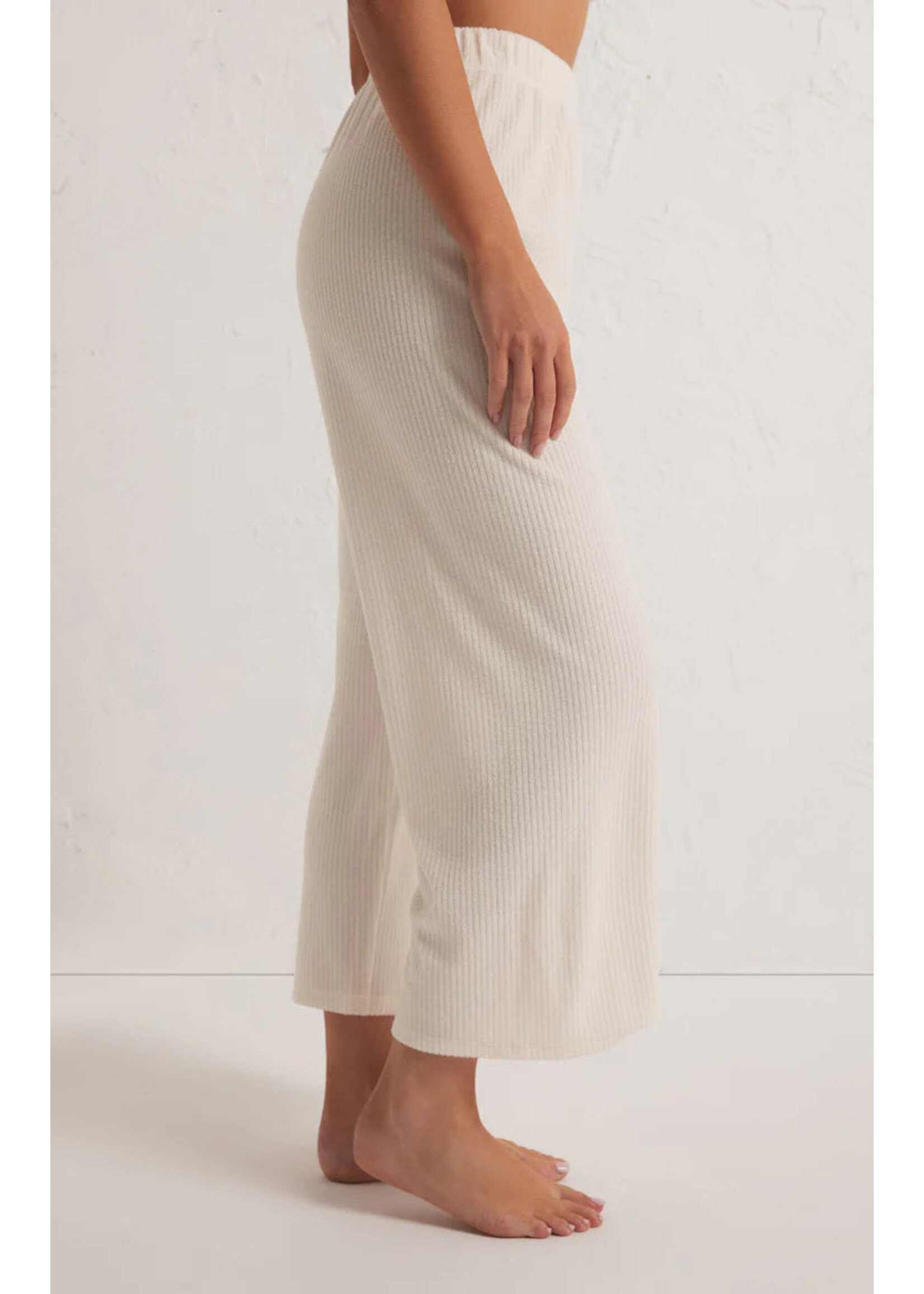 Z-Supply Z-Supply Beachy Rib Terry Pant - Cloud Dancer