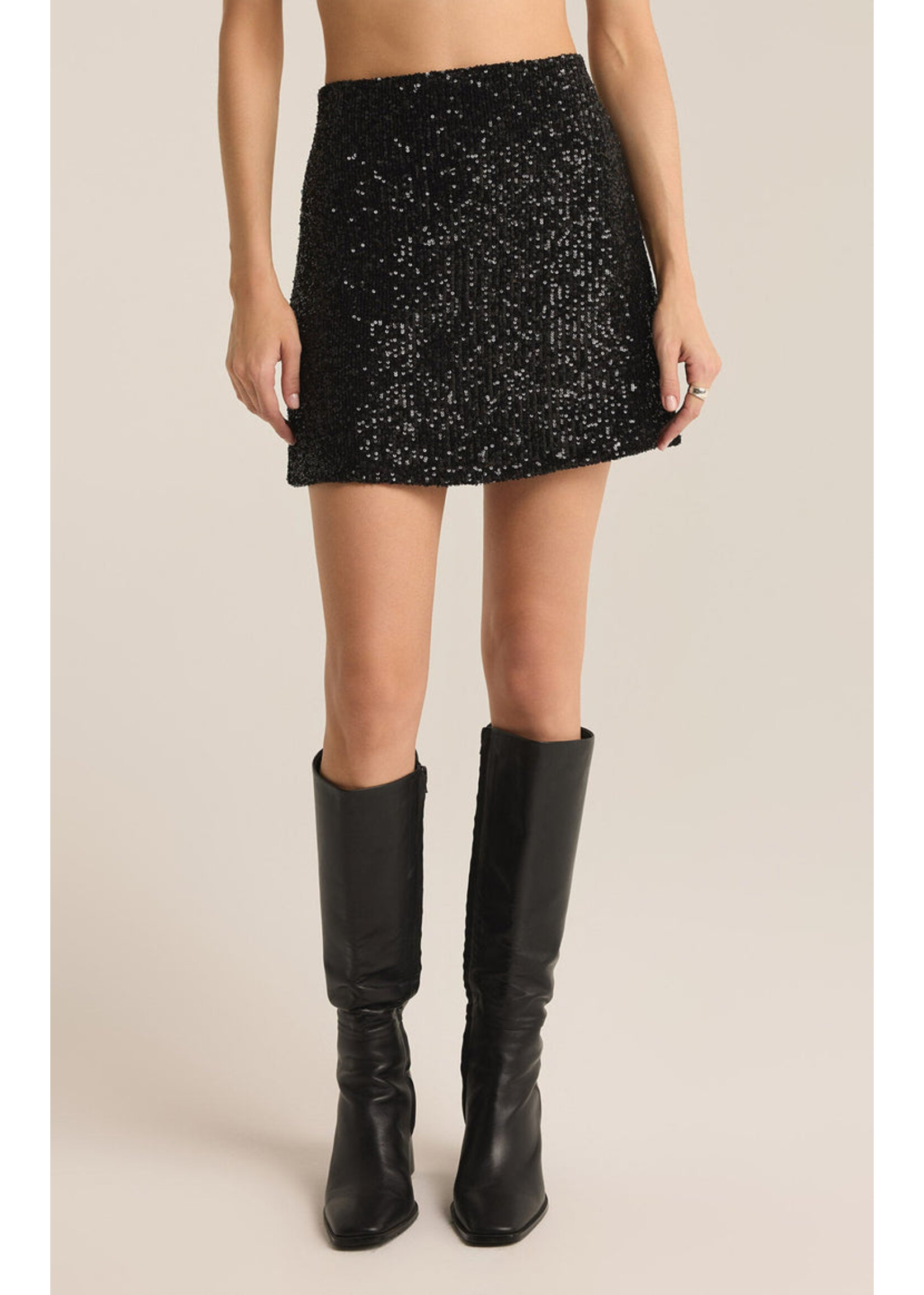 Z-Supply Z-Supply Mini-Jupe À Sequins Ciera - Noir