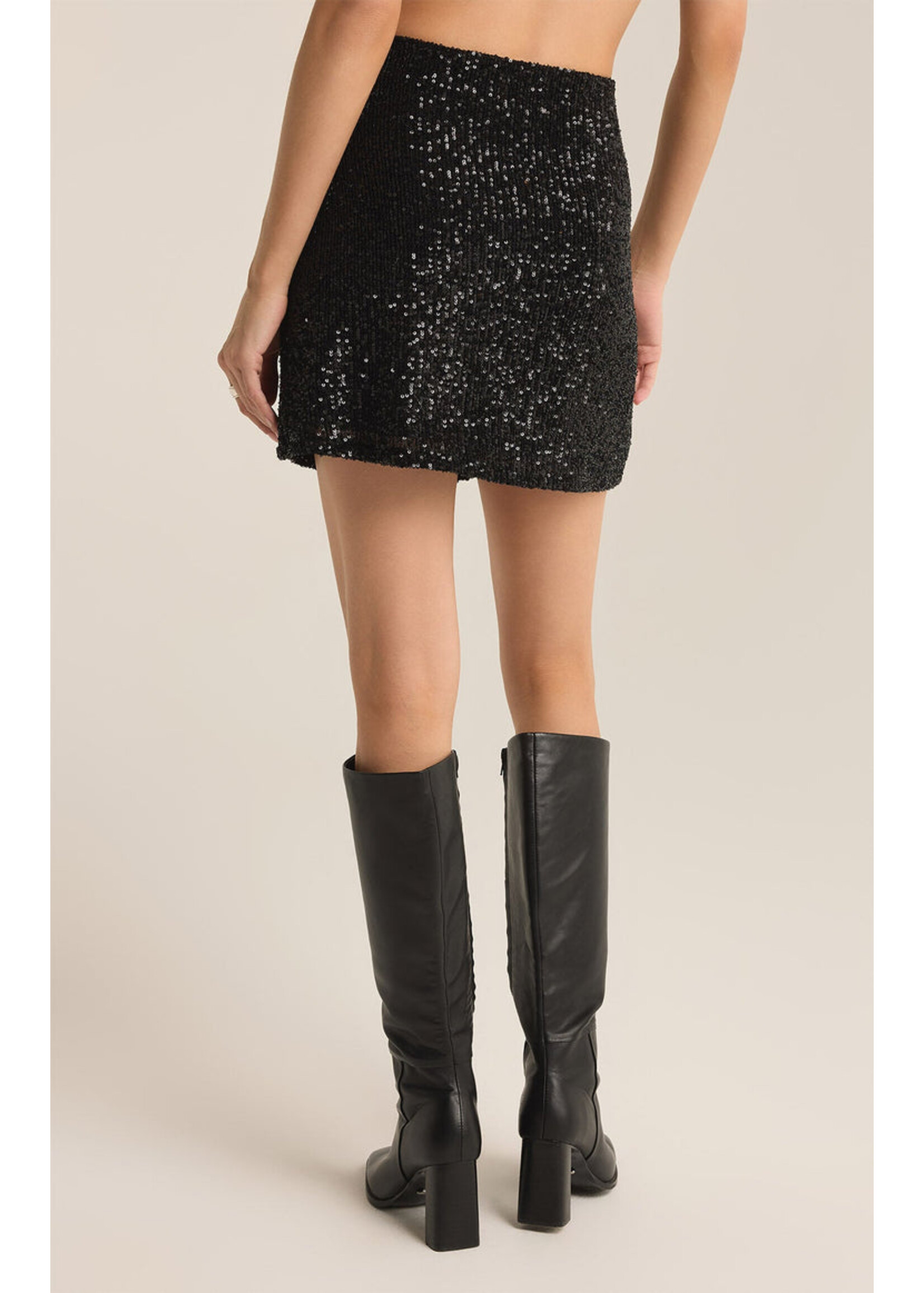 Z-Supply Z-Supply Ciera Sequin Mini Skirt - Black