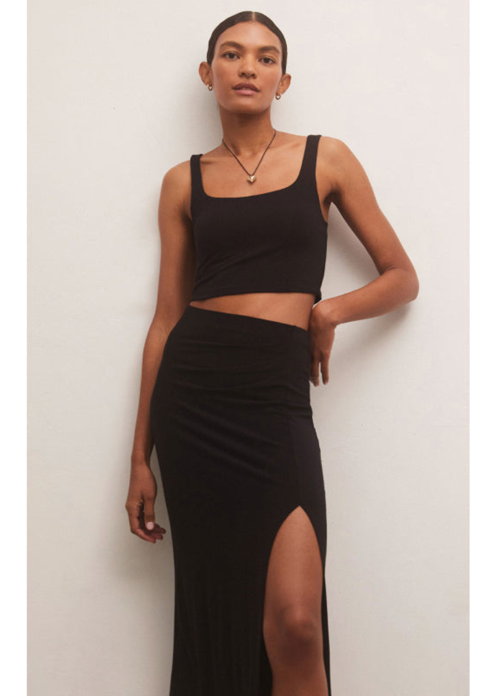 Z-Supply Z-Supply Jupe En Tricot Miley - Noir