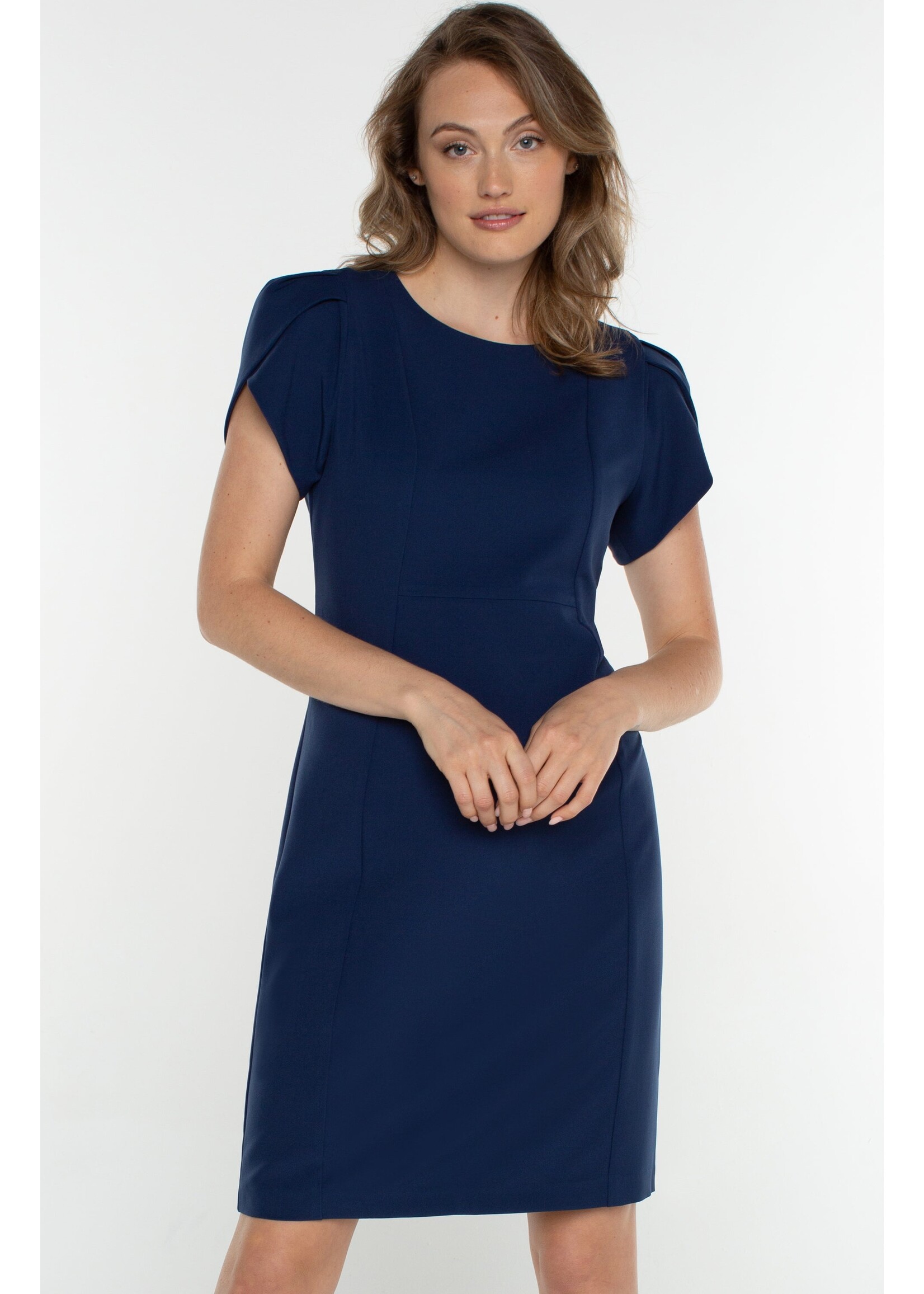 Liverpool Liverpool Tulip Sleeve Sheath Dress - Galaxy