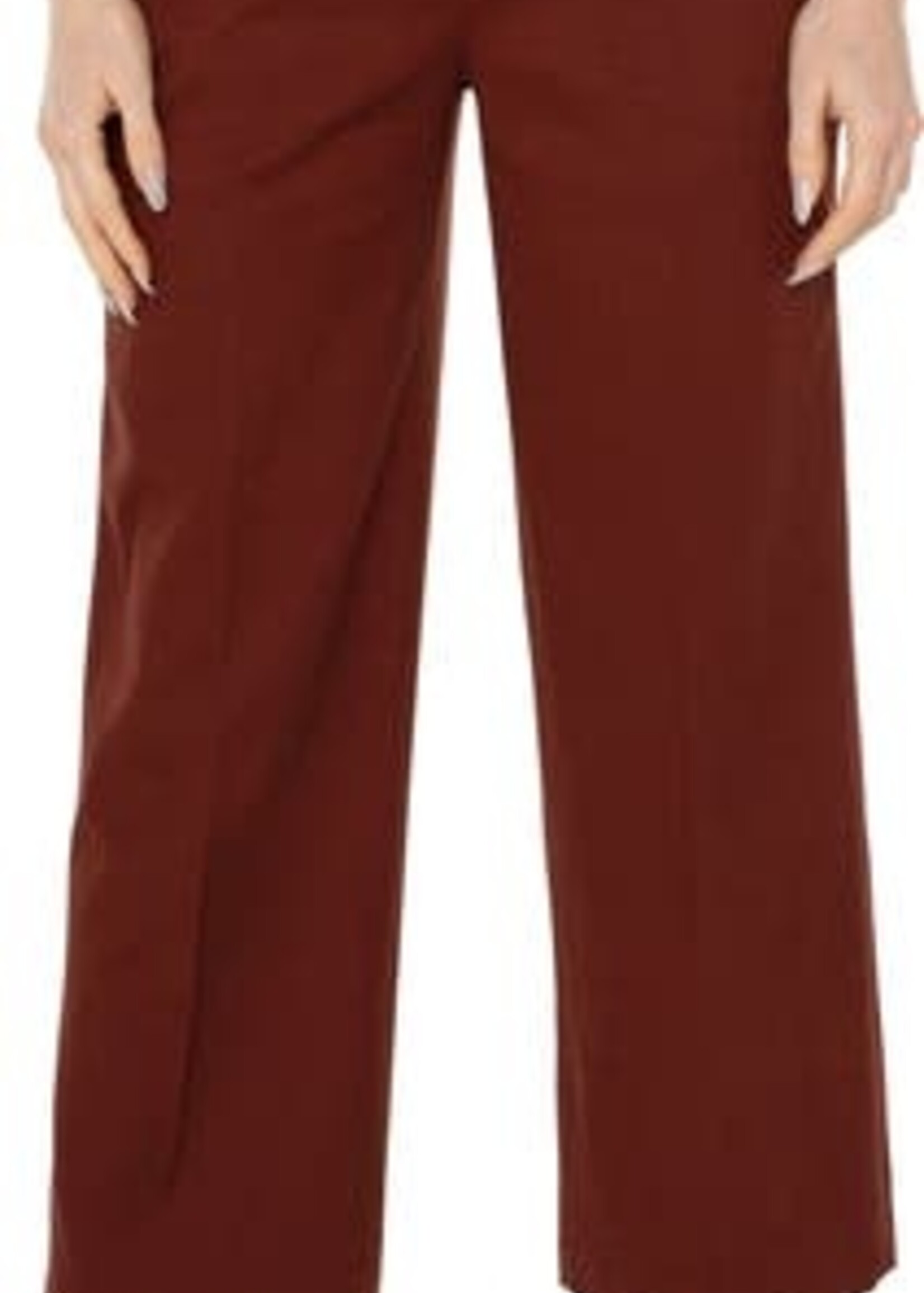 Liverpool Liverpool Pantalon Large À La Cheville - Brunette