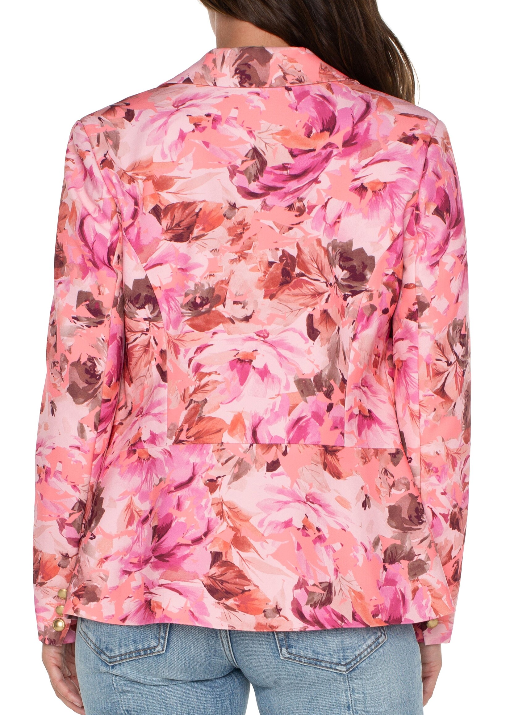 Liverpool Liverpool Blazer À Col Cranté - Punch Rose