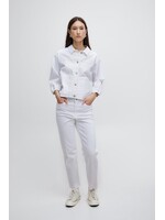 ICHI ICHI Casual Jacket IHZIGGY - Bright White