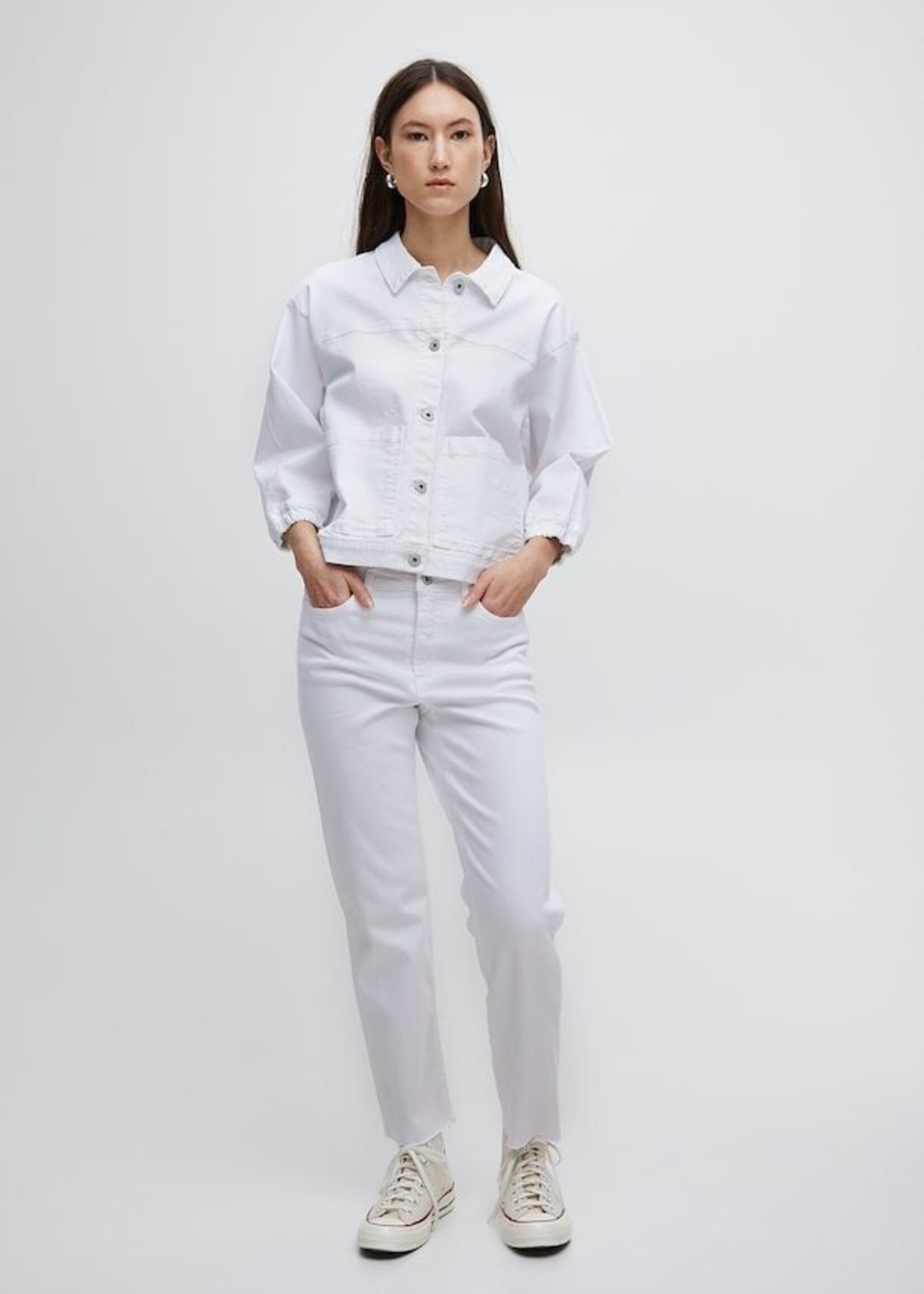ICHI ICHI Veste Décontractée IHZIGGY - Blanc Brillant