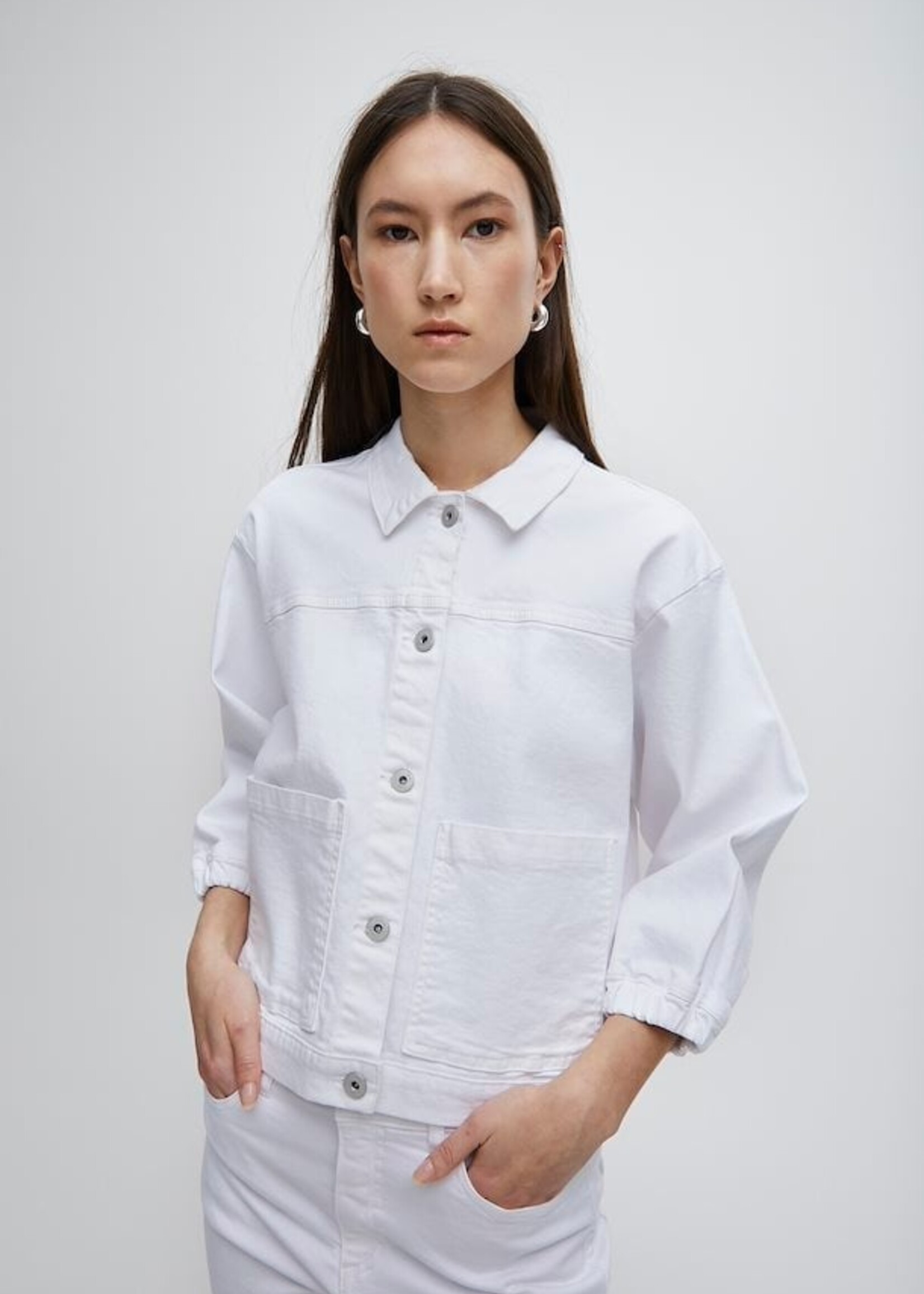 ICHI ICHI Veste Décontractée IHZIGGY - Blanc Brillant