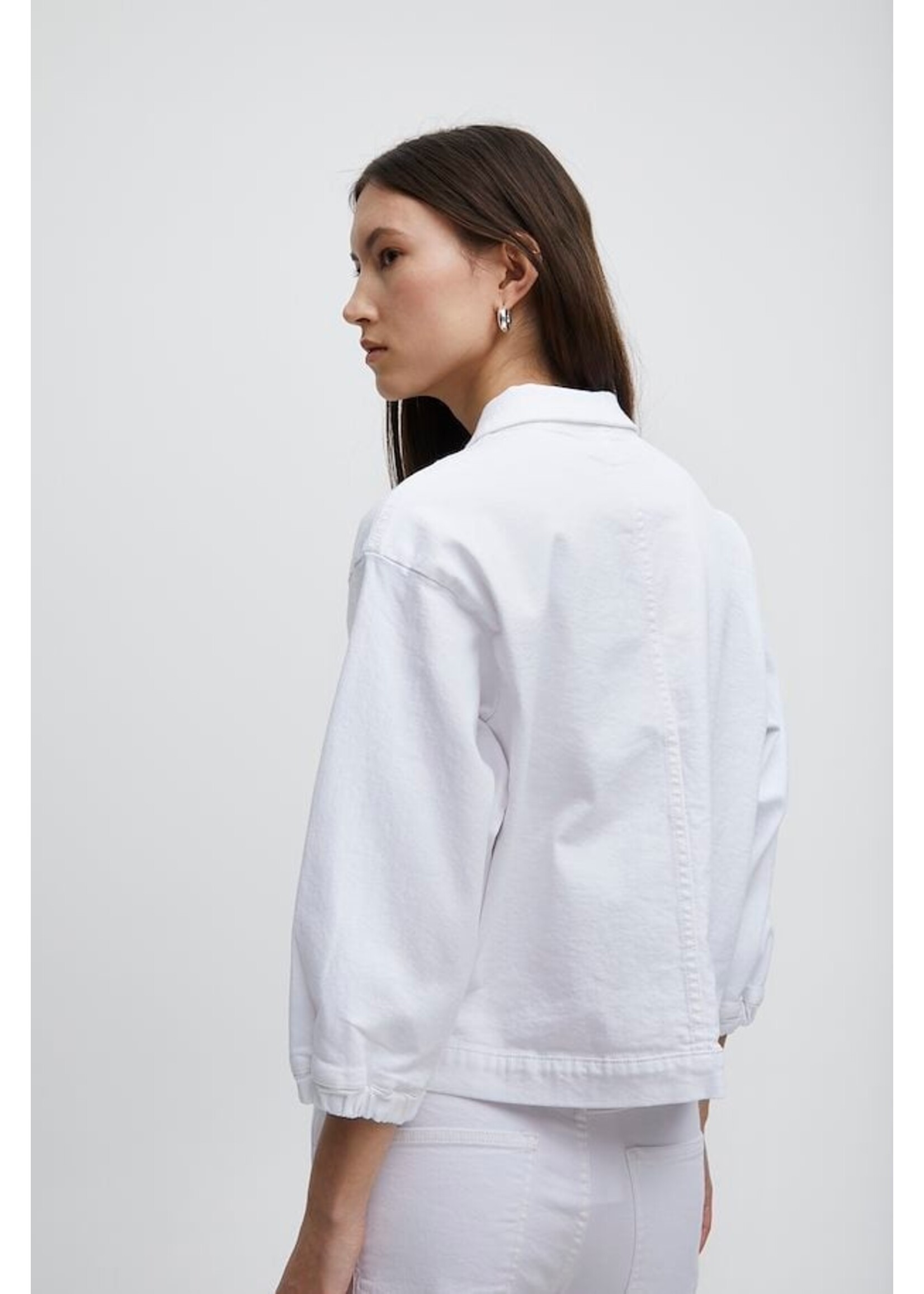 ICHI ICHI Casual Jacket IHZIGGY - Bright White