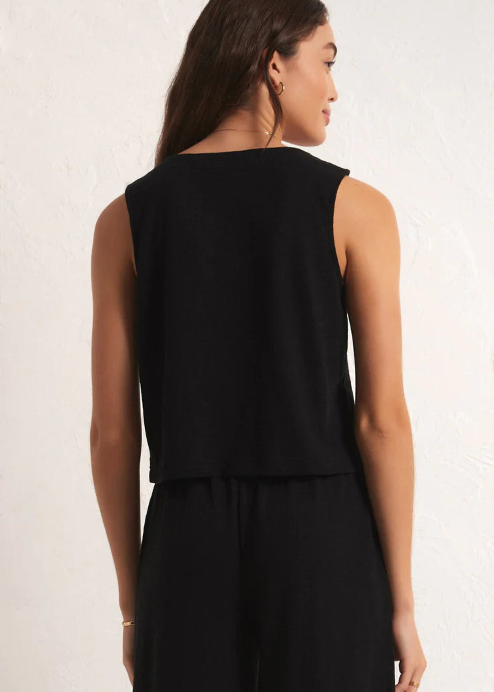 Z-Supply Z-Supply Solace Textured Slub Tank - Black