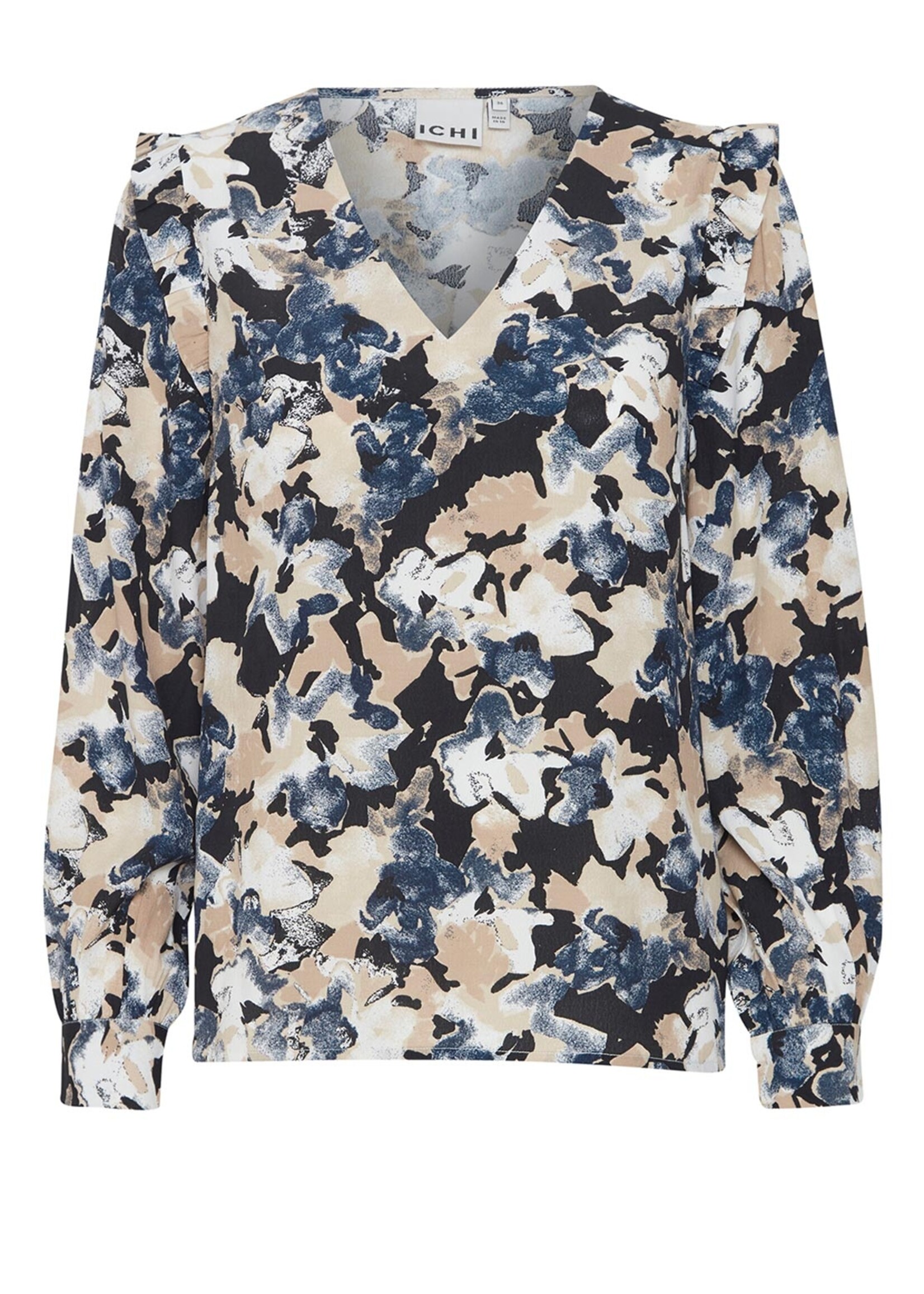 ICHI ICHI IHGavana Blouse - Big Total Eclipse