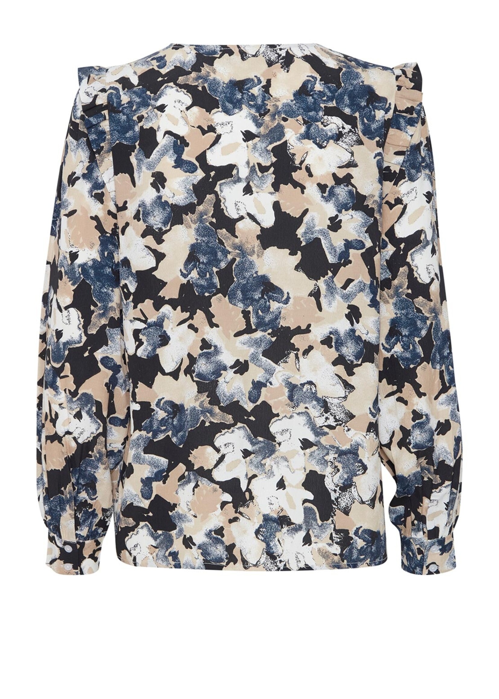 ICHI ICHI IHGavana Blouse - Big Total Eclipse