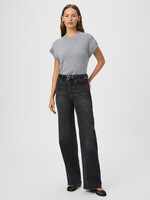 Paige Paige Sasha Wide Leg 32” - Viper Black Distressed